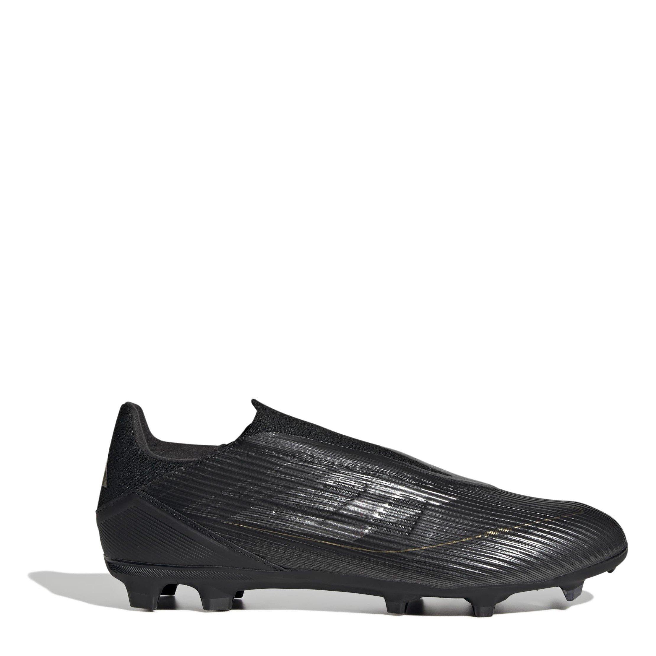 Preto/Prata - adidas - F50 League Laceless Firm Ground Football Boots - 1