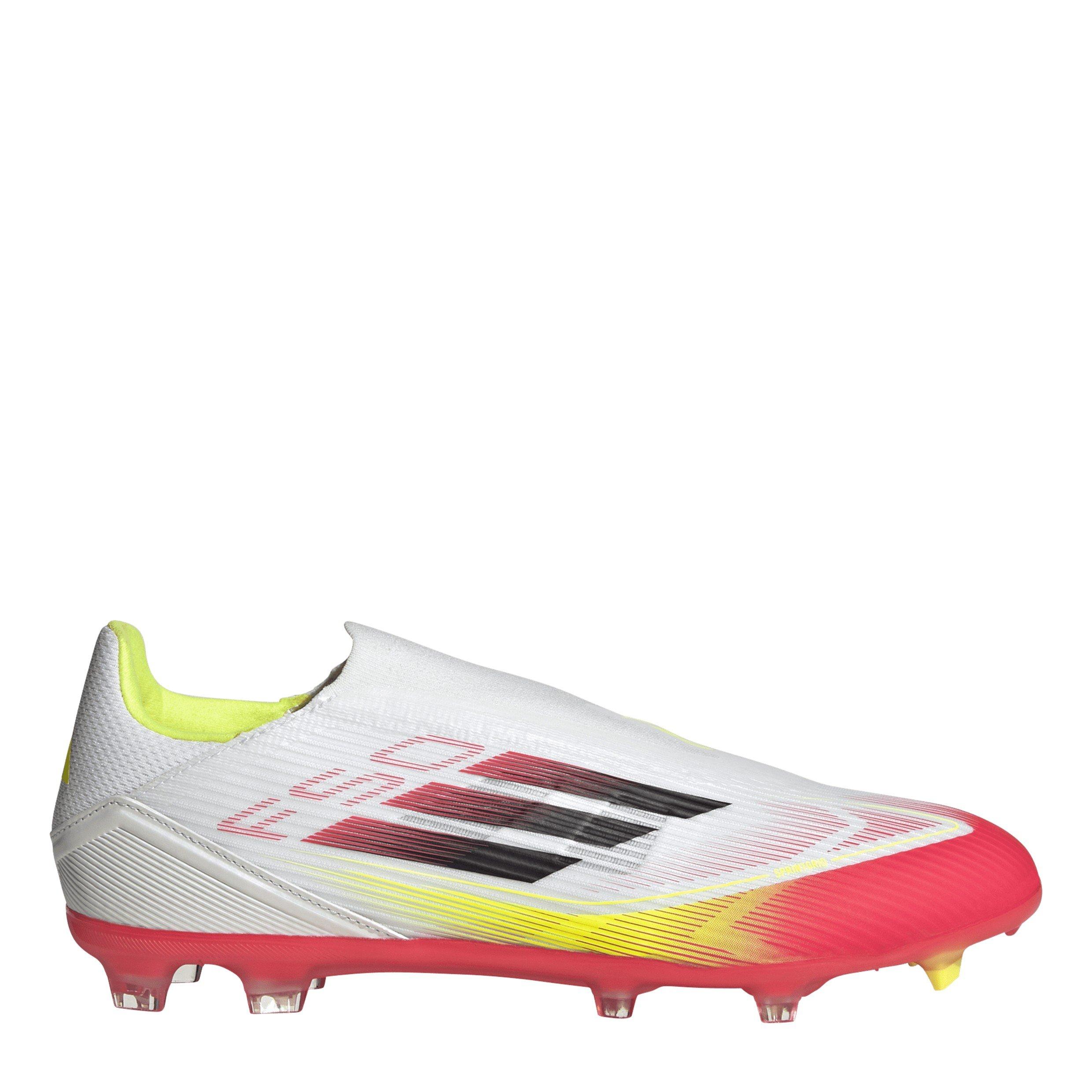 Adidas Men's F50 League Laceless Firm Ground Football Boots - Ftwr White - 10.5(45.3)