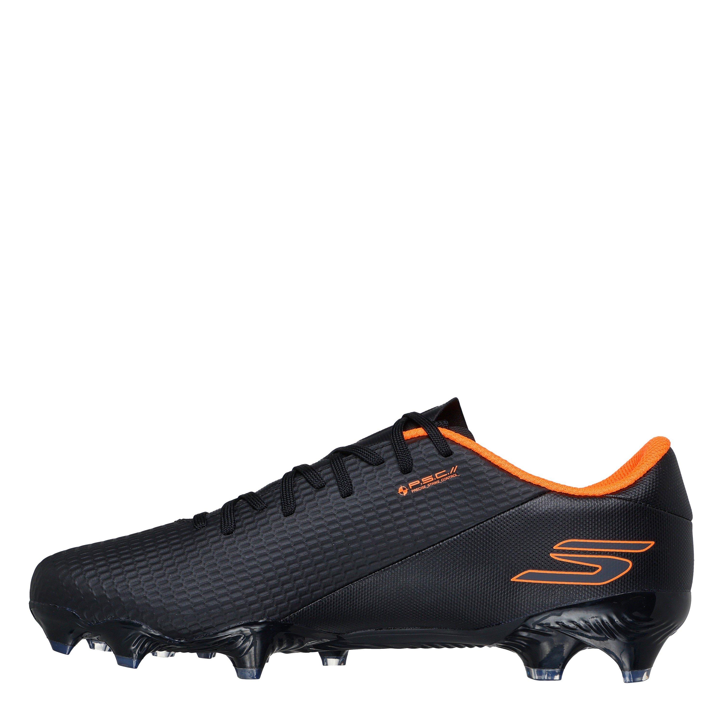 Black/Orange - Skechers - SKX.2 Academy Adults Firm Ground Football Boots - 2