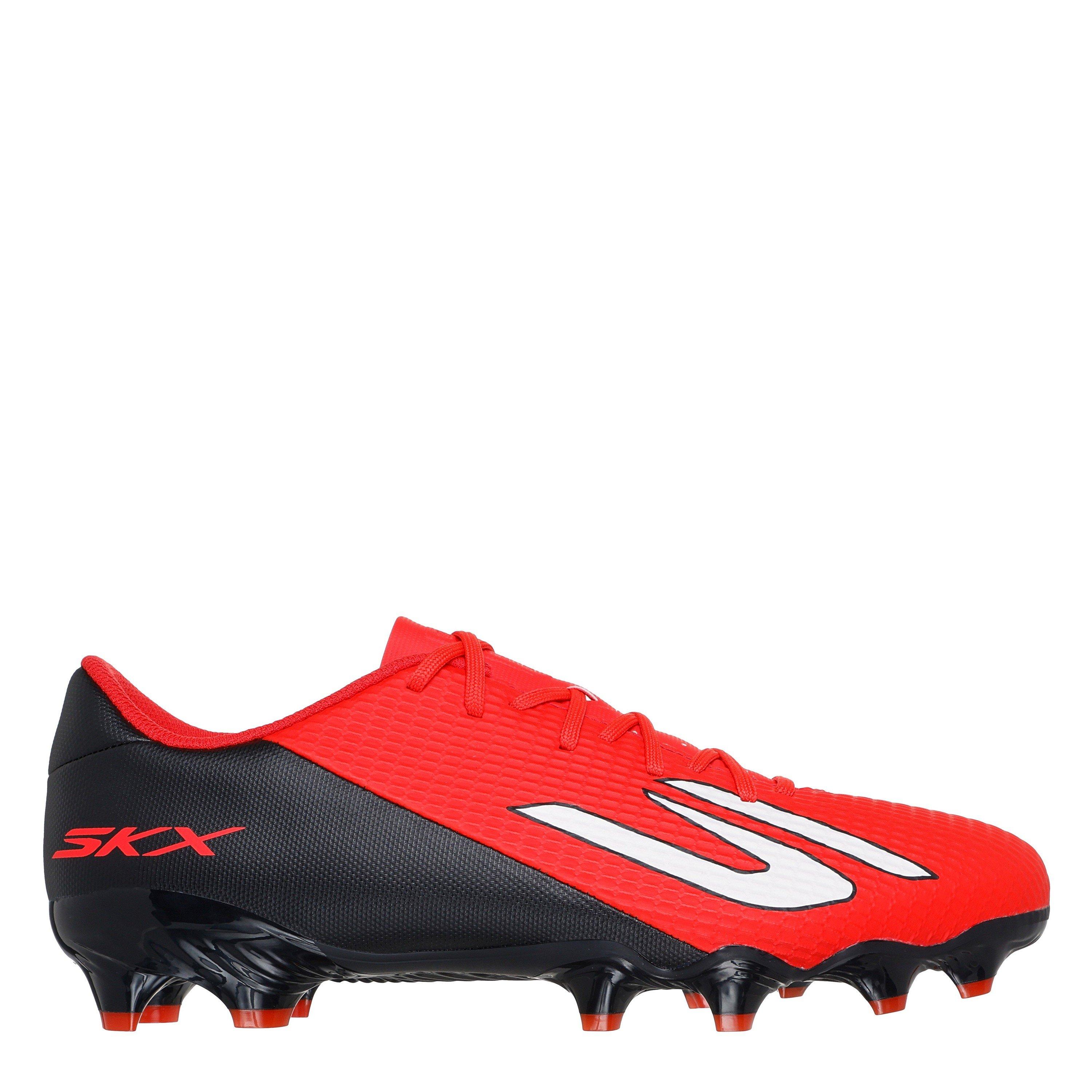 Skechers Men's Skx.2 Academy Adults Firm Ground Football Boots - Red/Black - 10 (45)