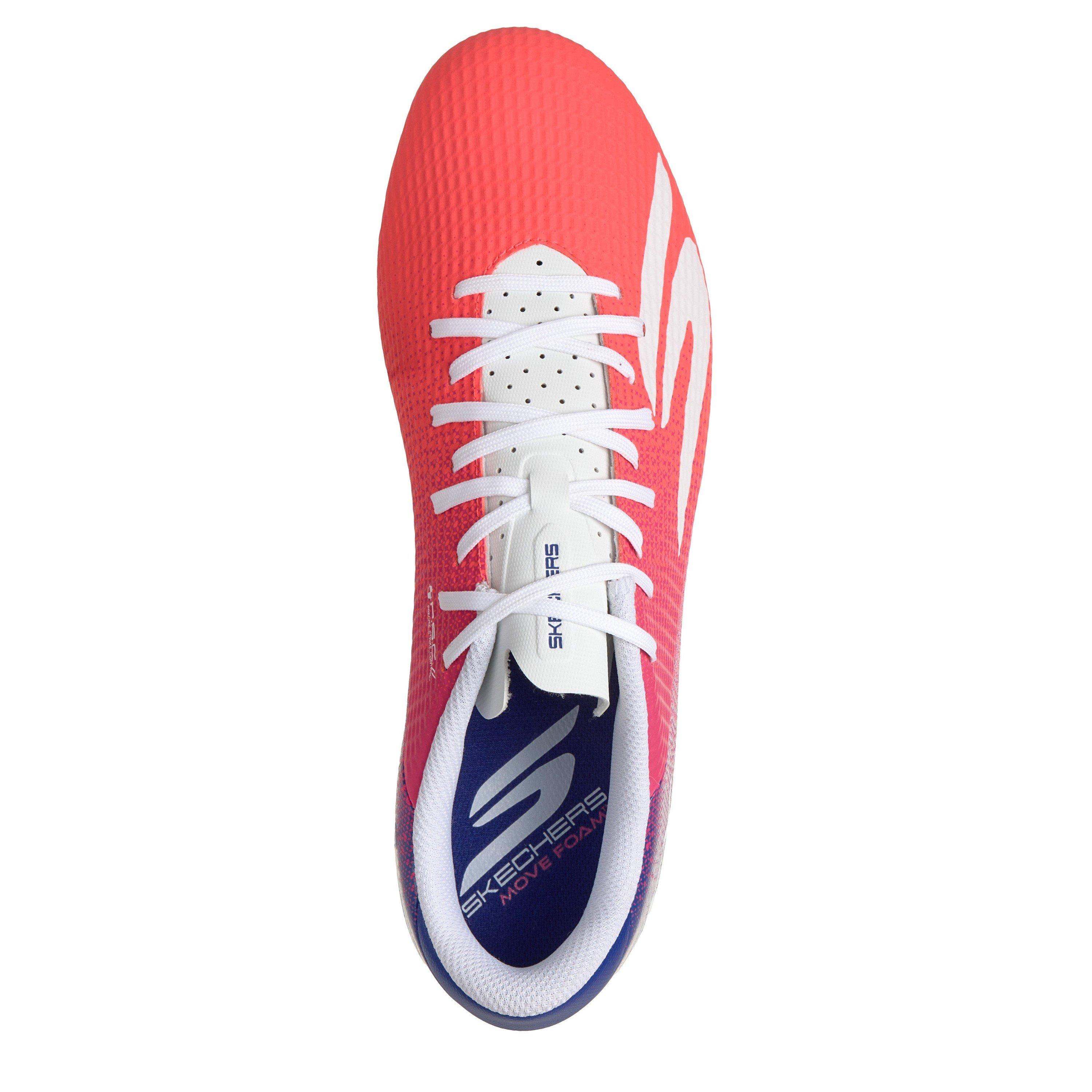 Azul/Rosa - Skechers - SKX.2 Academy Adults Firm Ground Football Boots - 4