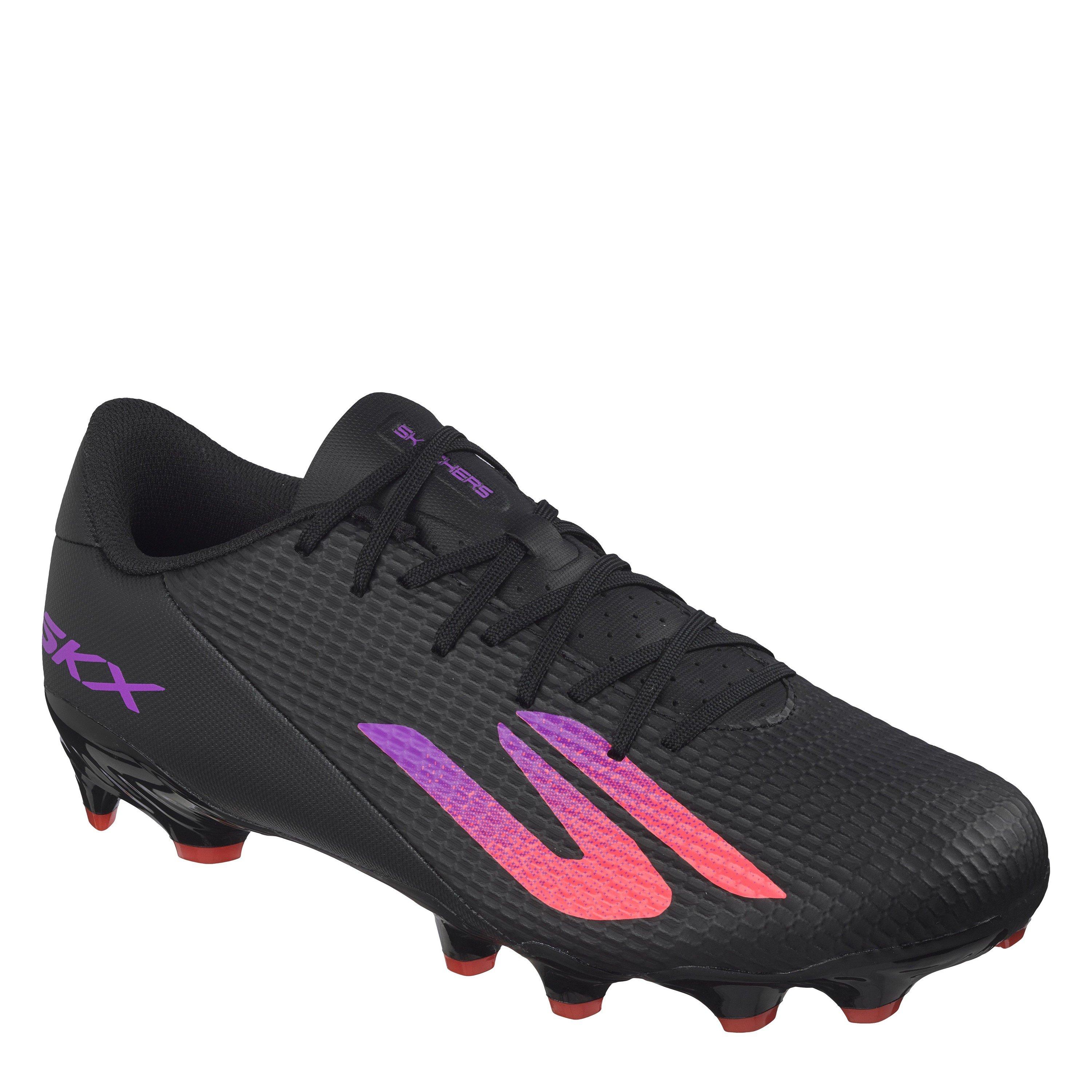 Schwarz/Lila - Skechers - SKX.2 Academy Adults Firm Ground Football Boots - 3