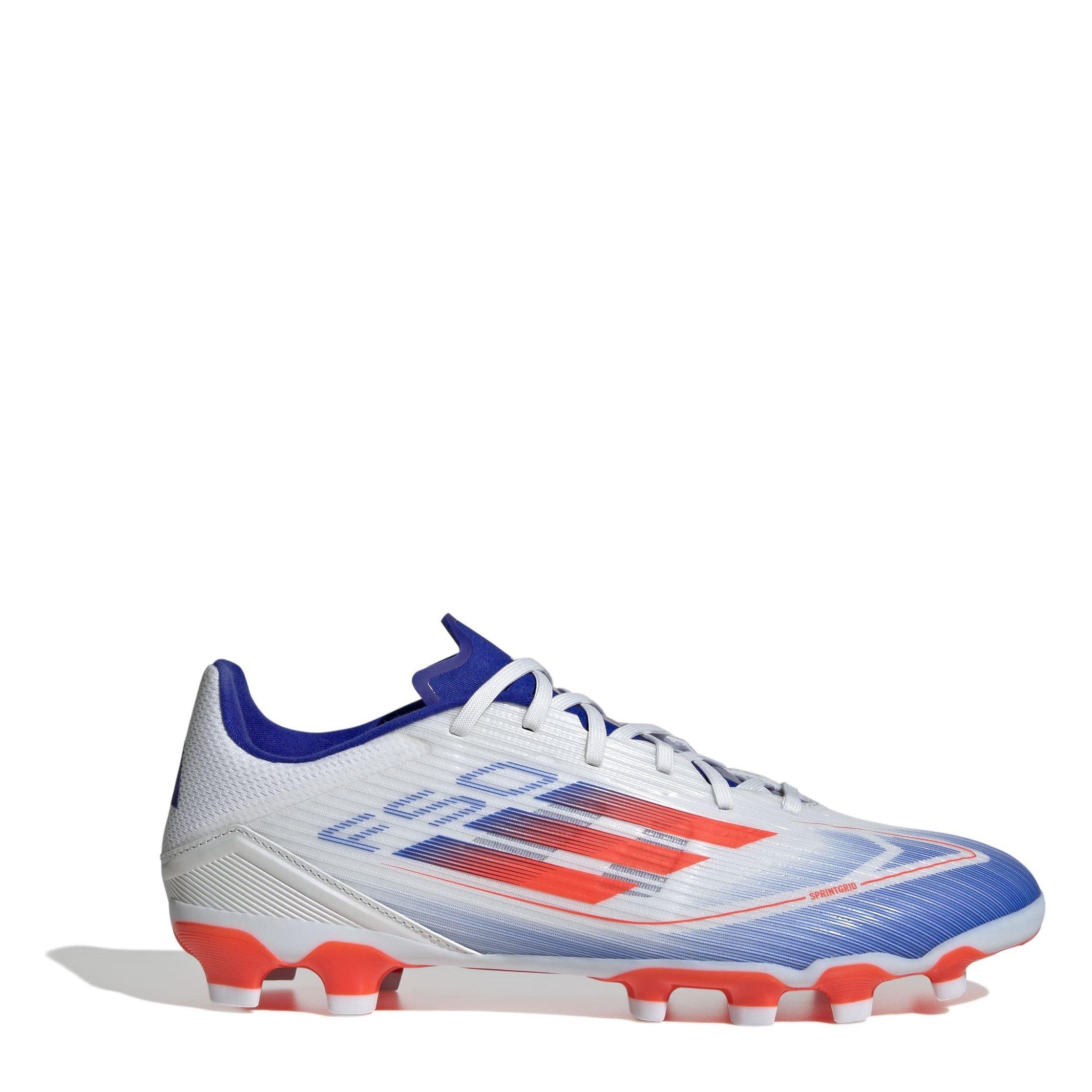 adidas F50 League Multi Ground Football Boots - White/Red/Blue