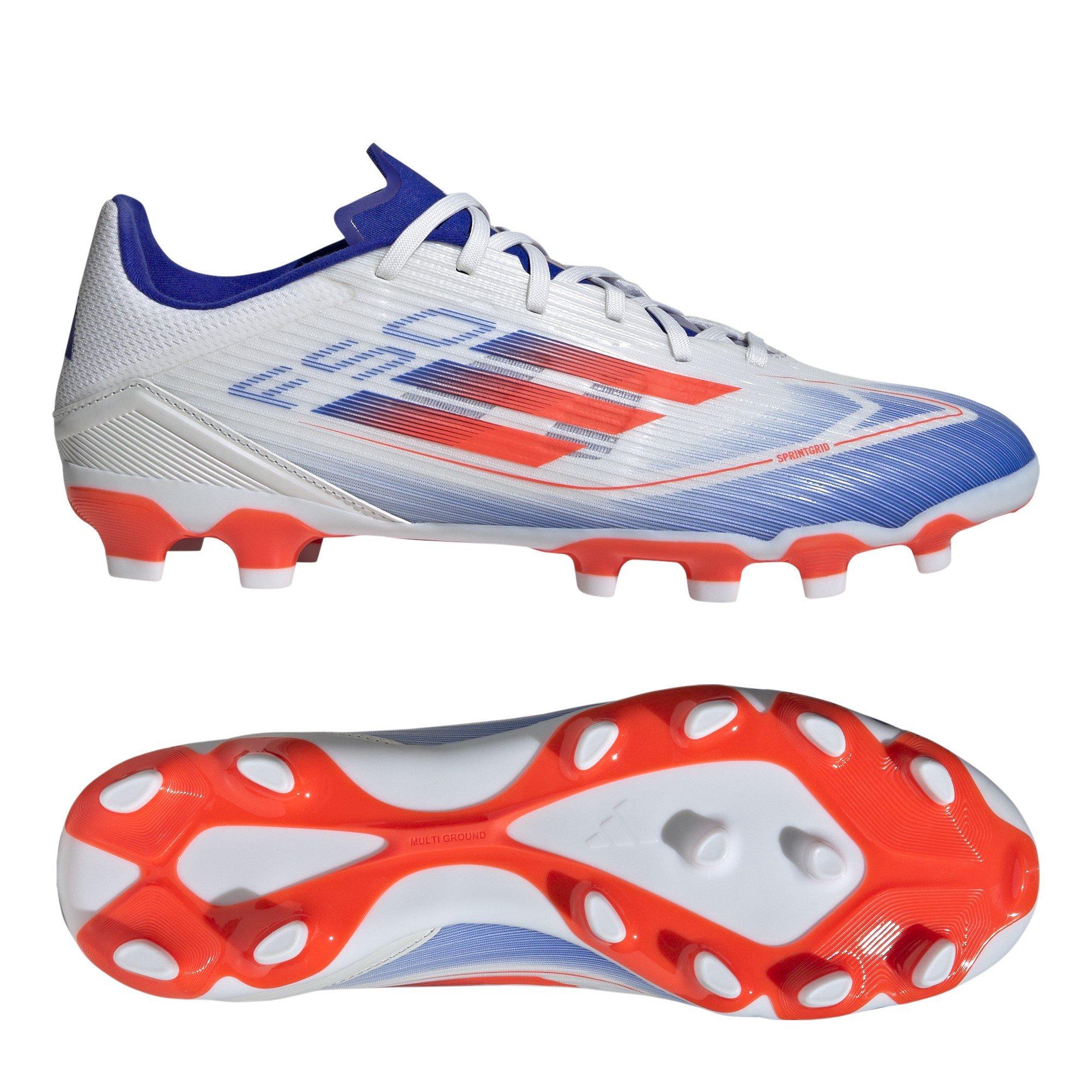 Weiß/Rot/Blau - adidas - F50 League Multi Ground Football Boots - 9