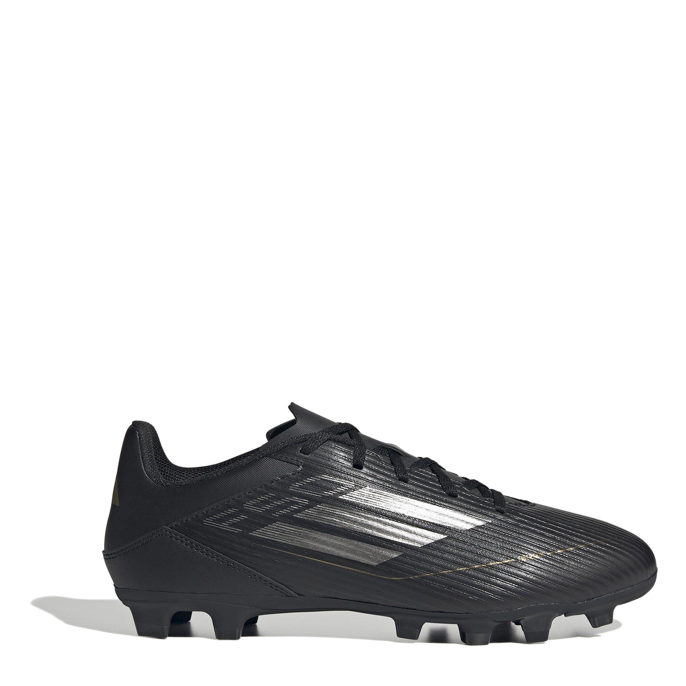 Adidas Men's F50 Club Firm Ground Football Boots - Black/Silver - 8.5 (42.7)