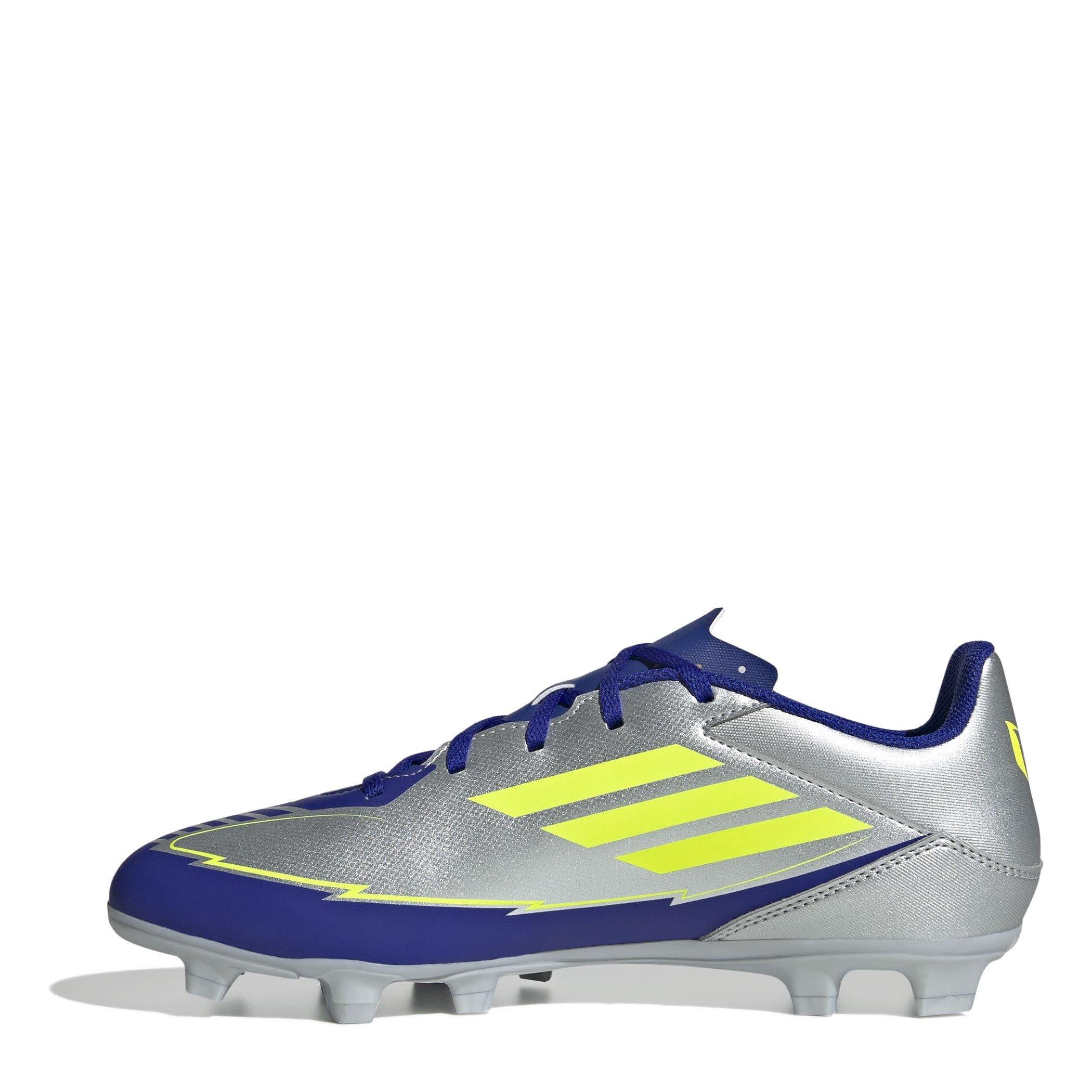 Silver/Blue - adidas - F50 Club Firm Ground Football Boots - 2