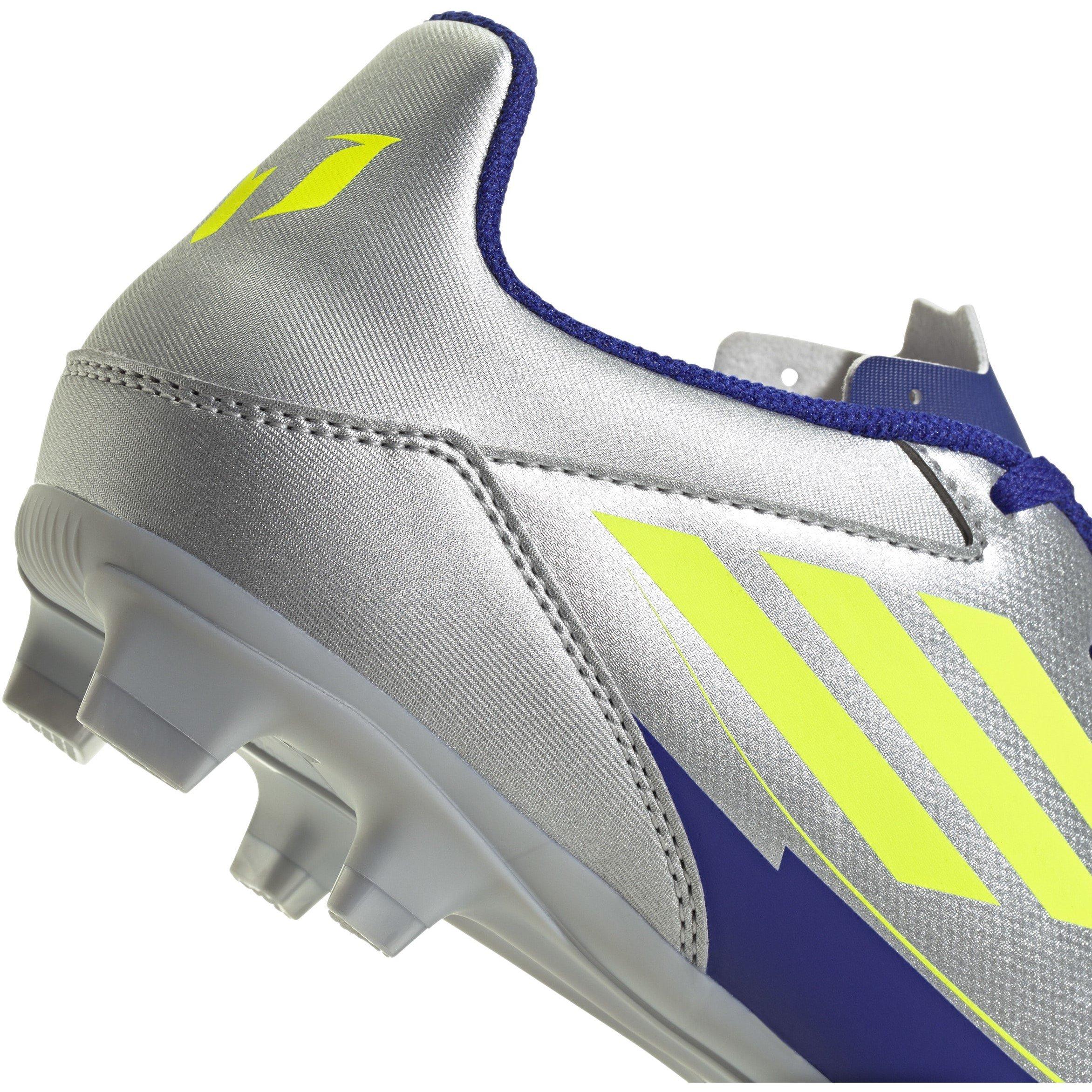 Silver/Blue - adidas - F50 Club Firm Ground Football Boots - 8