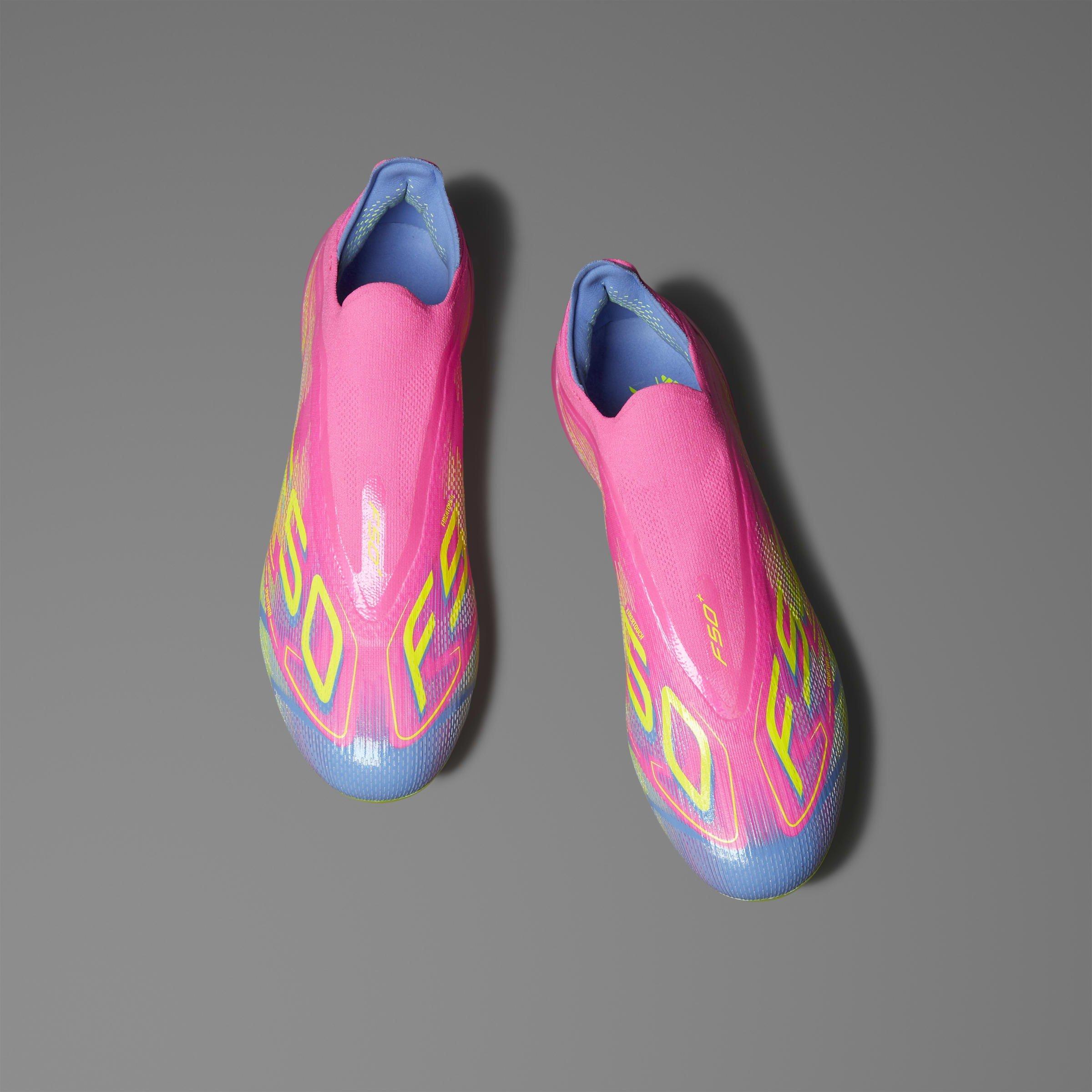 Rose/Jaune - adidas - F50+ Firm Ground Football Boots Mens - 13