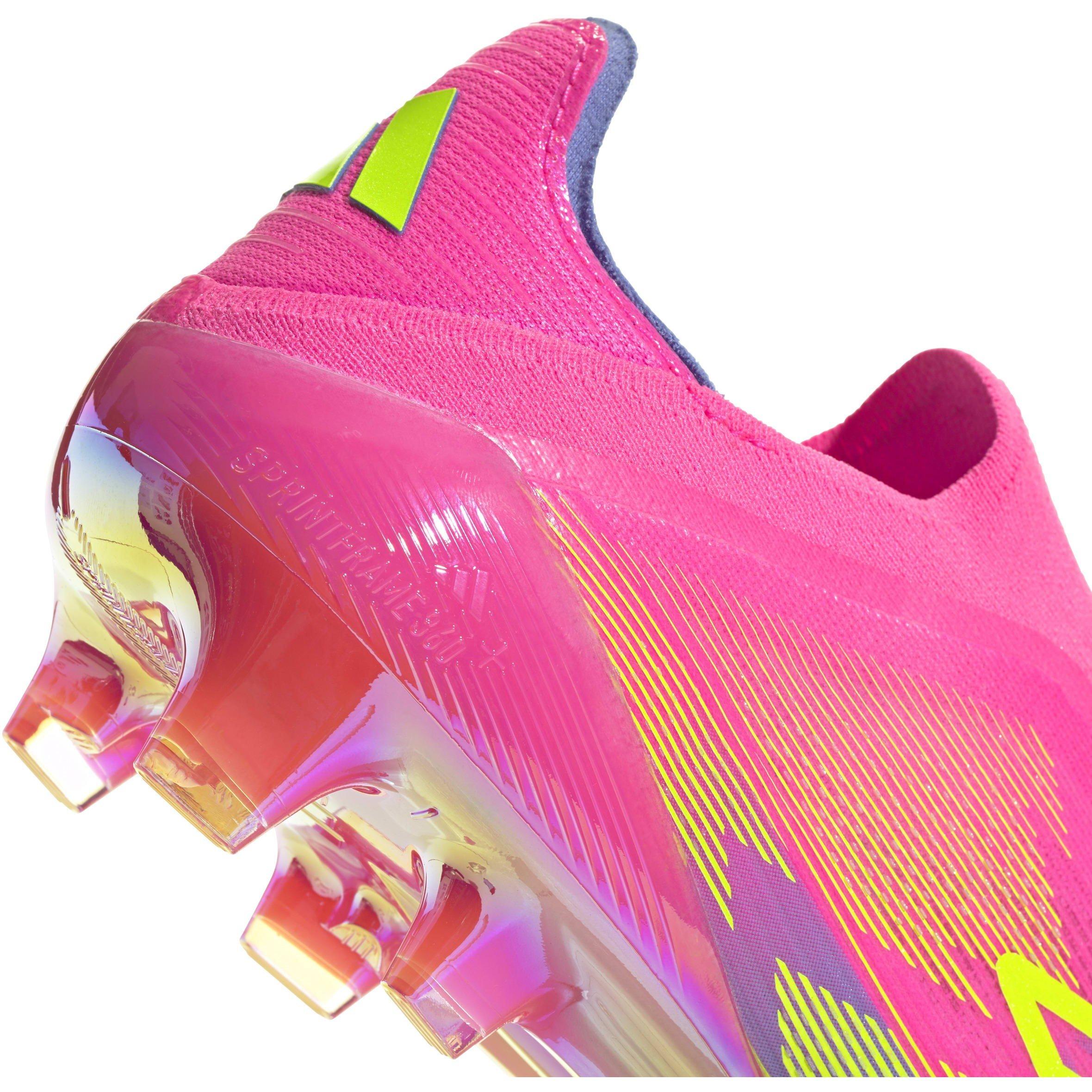 Rose/Jaune - adidas - F50+ Firm Ground Football Boots Mens - 7