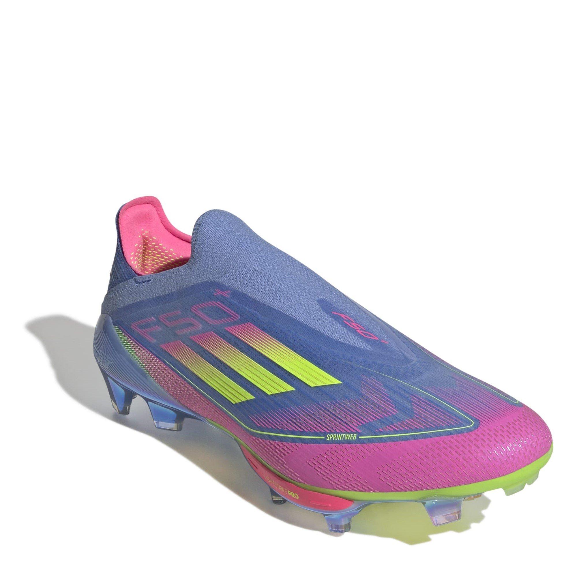 Blauw/Geel - adidas - F50+ Firm Ground Football Boots Mens - 3