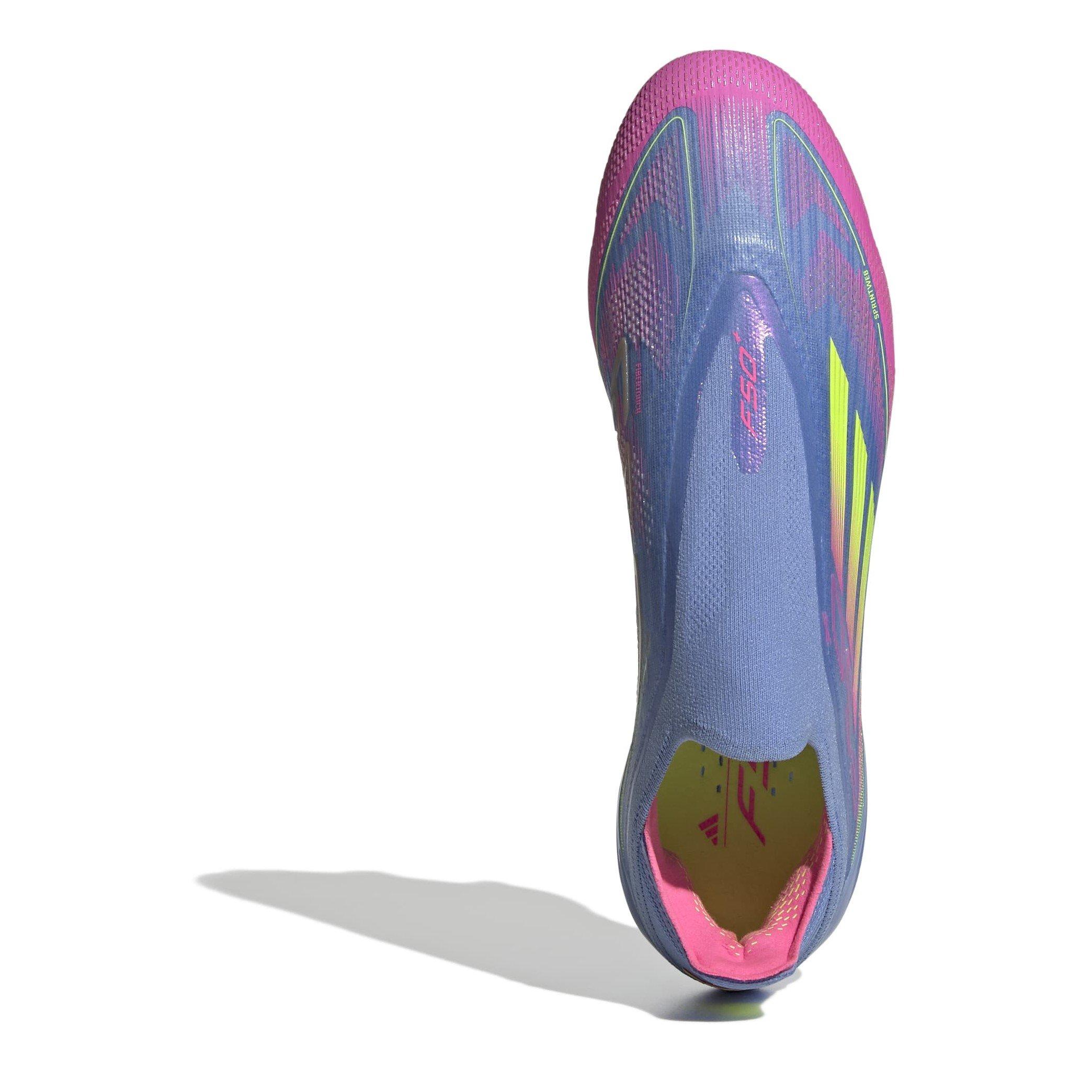 Blauw/Geel - adidas - F50+ Firm Ground Football Boots Mens - 5