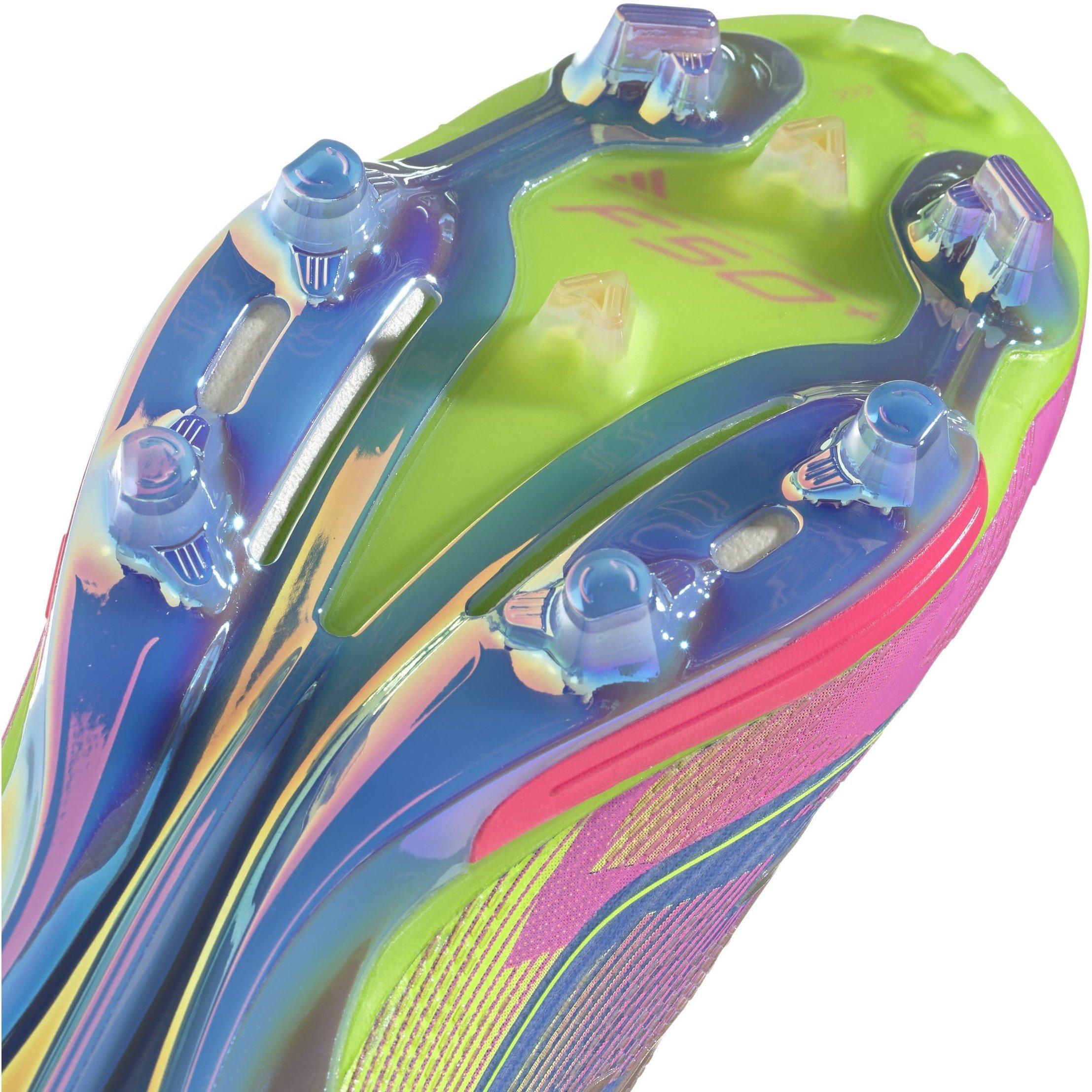 Blauw/Geel - adidas - F50+ Firm Ground Football Boots Mens - 7