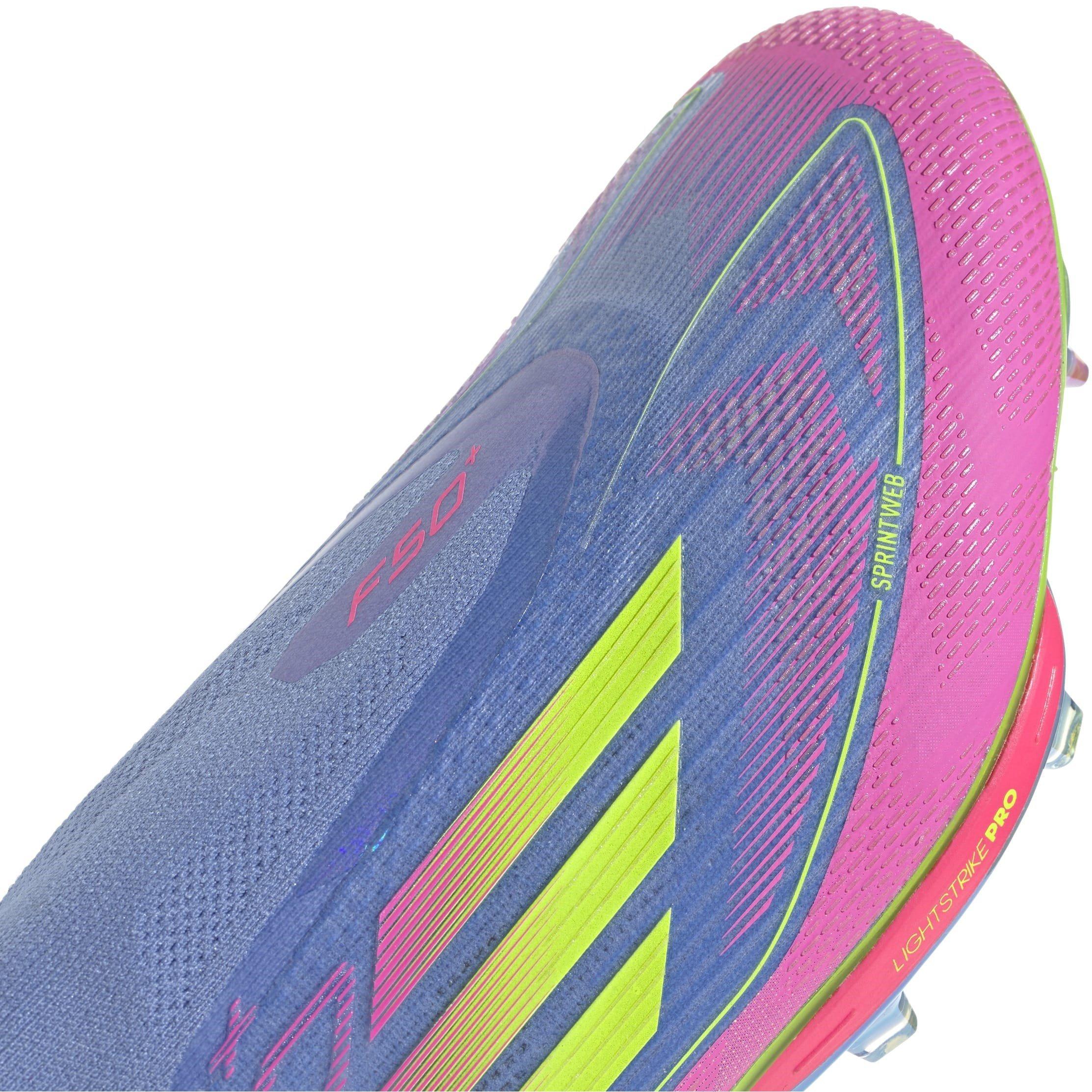 Blauw/Geel - adidas - F50+ Firm Ground Football Boots Mens - 8