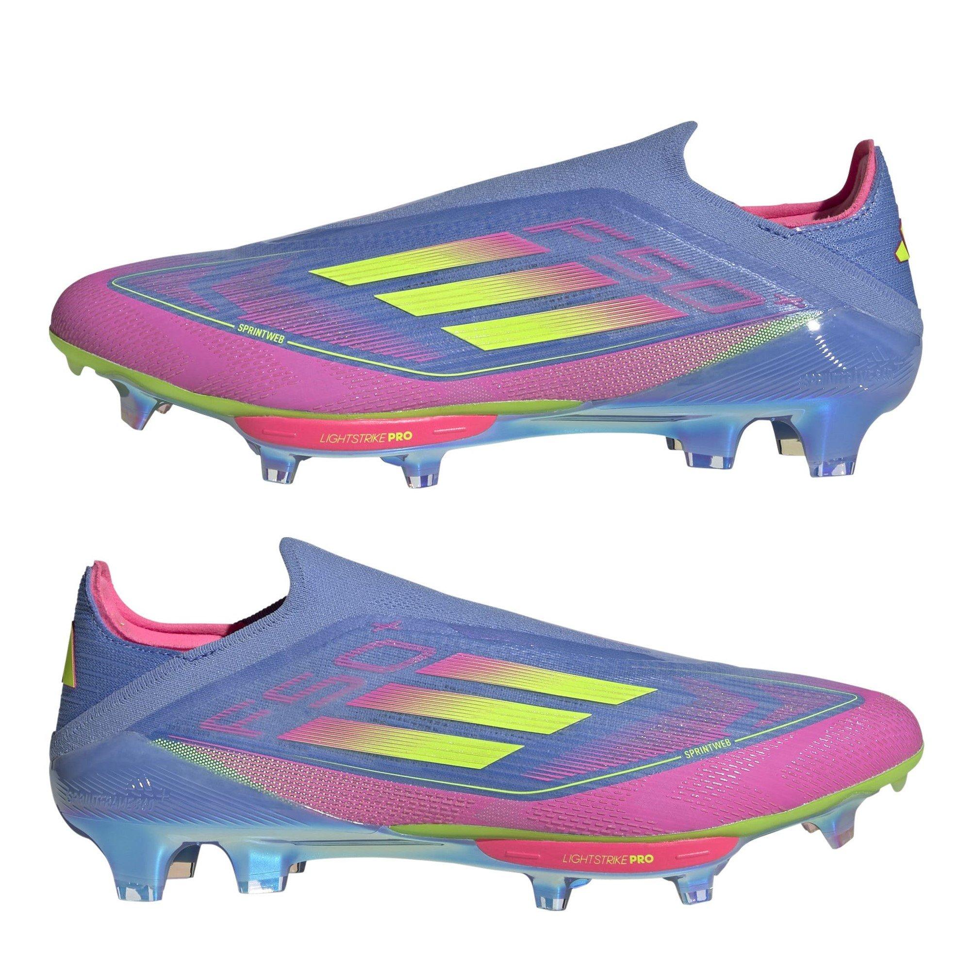 Blauw/Geel - adidas - F50+ Firm Ground Football Boots Mens - 9