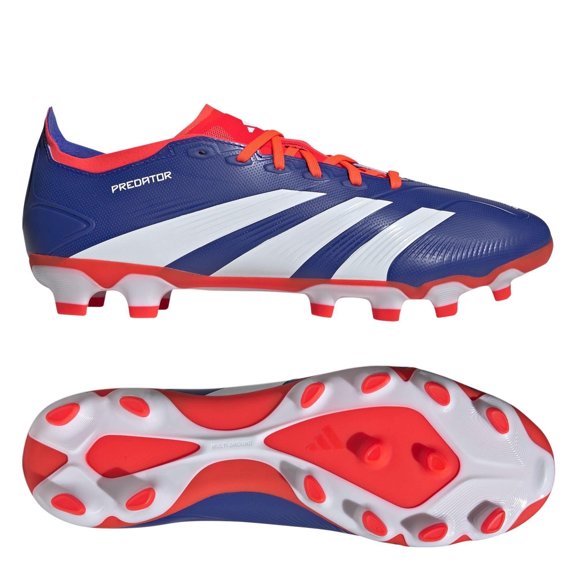 Azul/Branco/Vermelho - adidas - Predator League Multi Ground Football Boots - 10