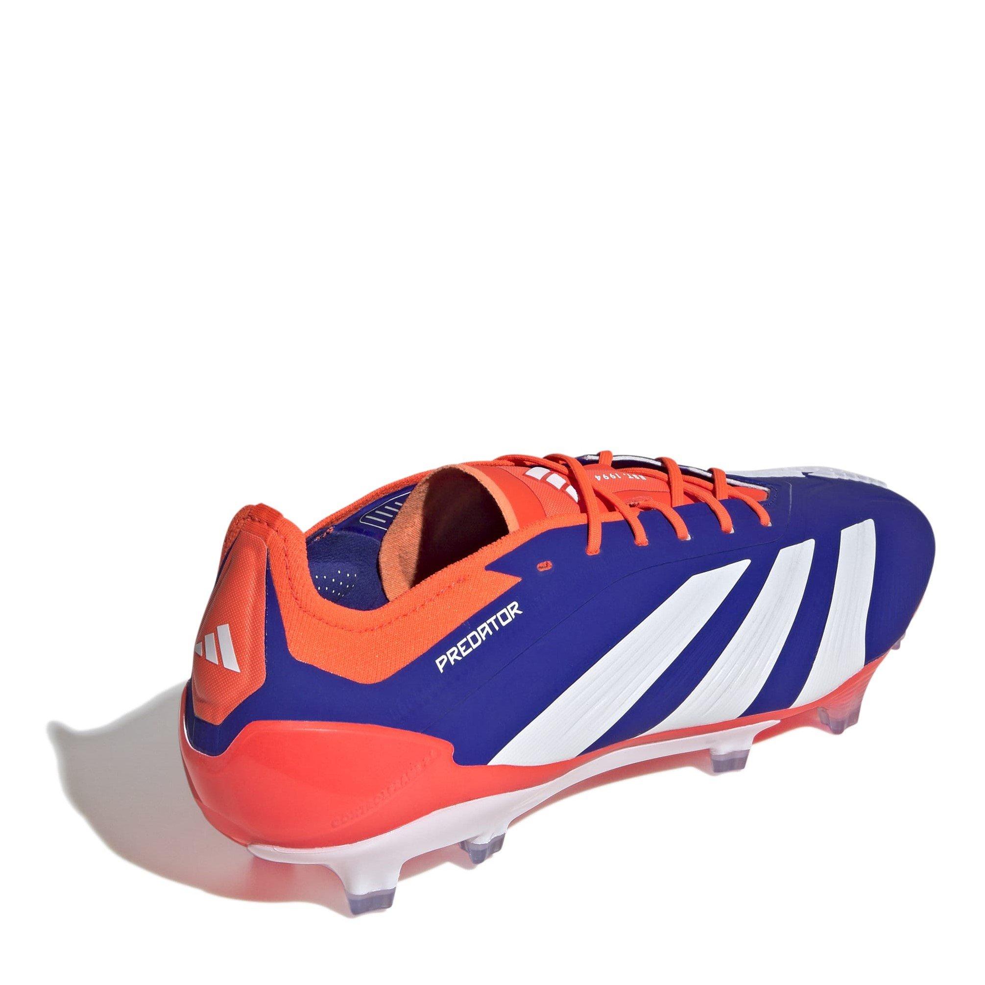 Blue/Wht/Red - adidas - Predator Elite Firm Ground Football Boots - 4