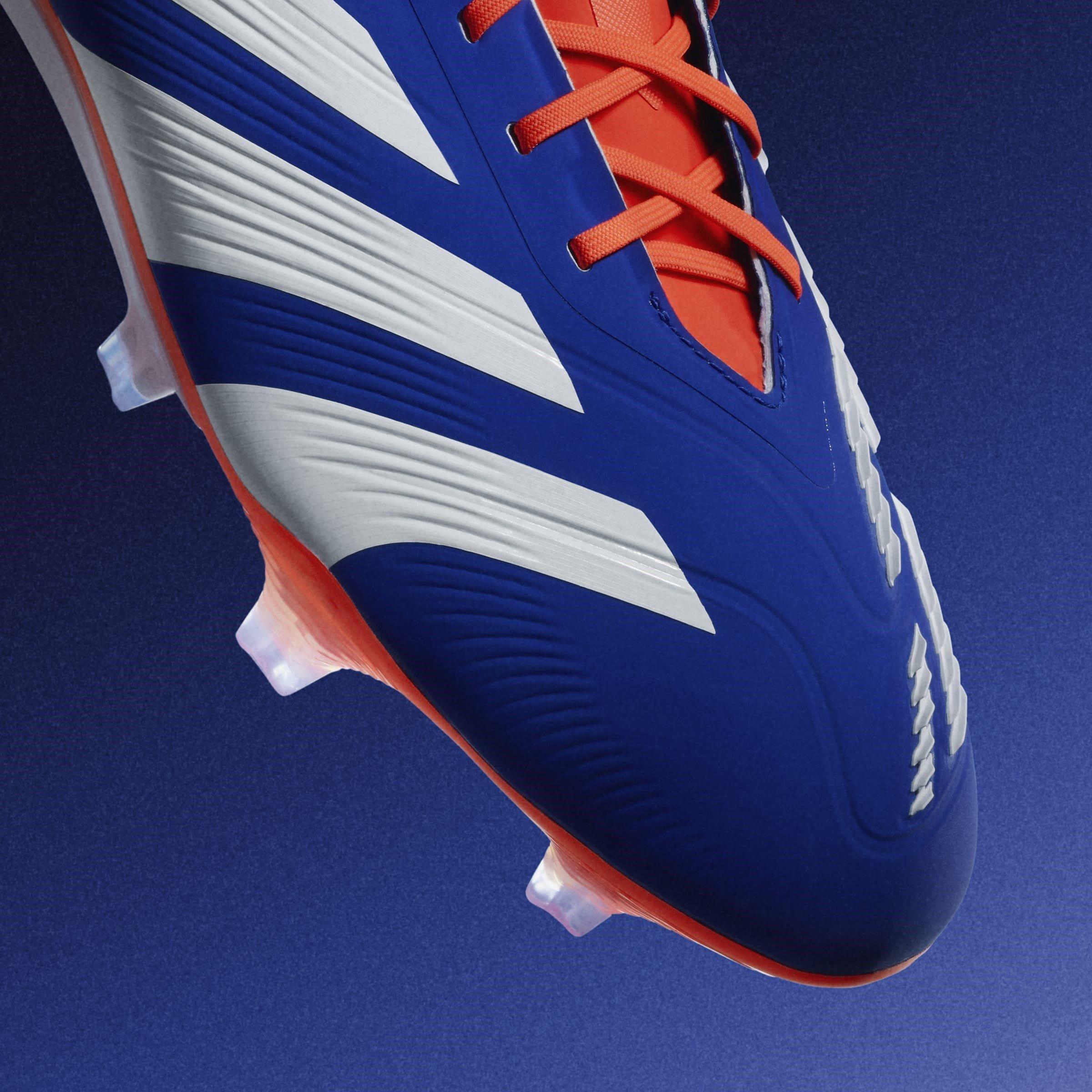 Blue/Wht/Red - adidas - Predator Elite Firm Ground Football Boots - 10