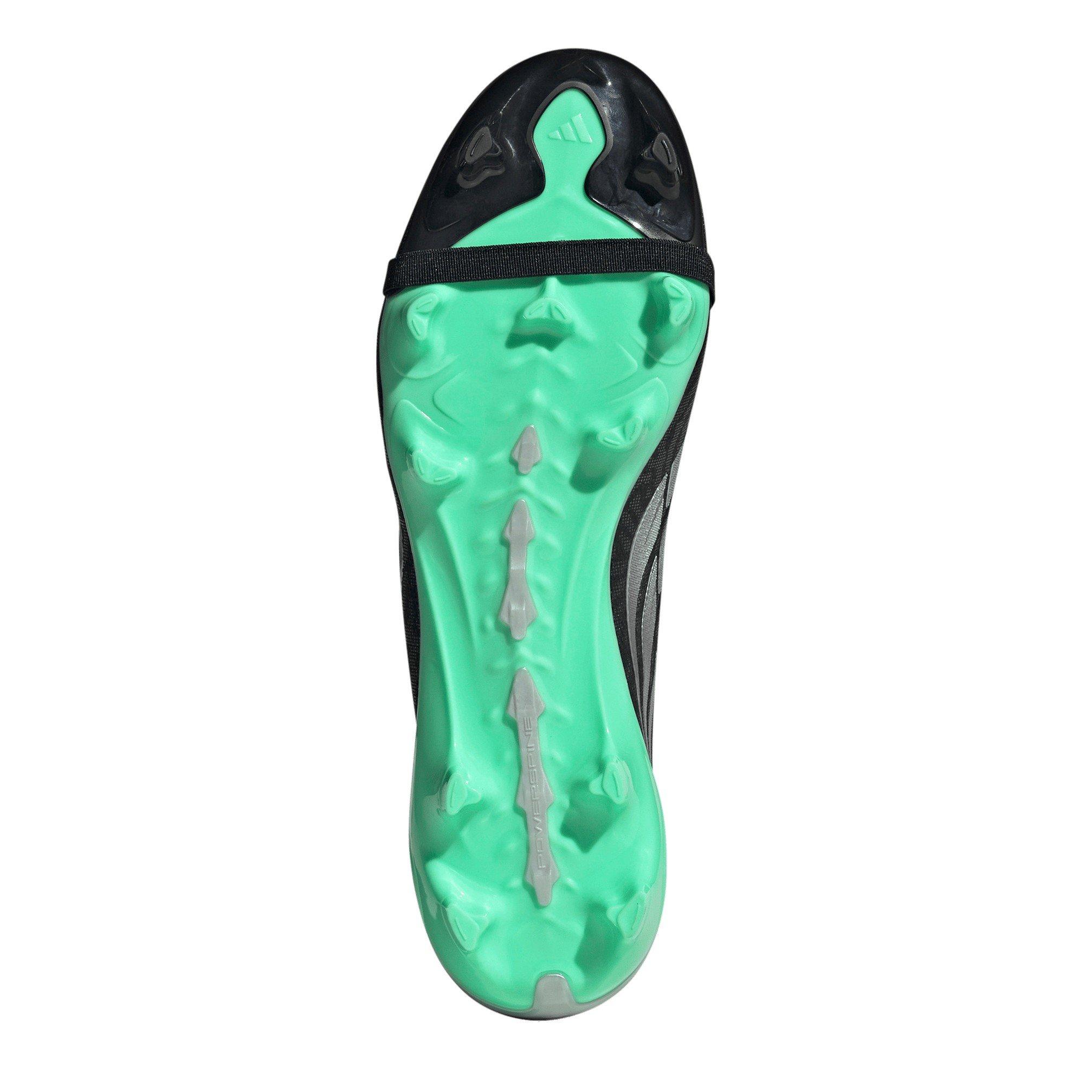 Blk/Silver/Mint - adidas - Predator League Fold-Over Tongue Firm Ground Boots - 6