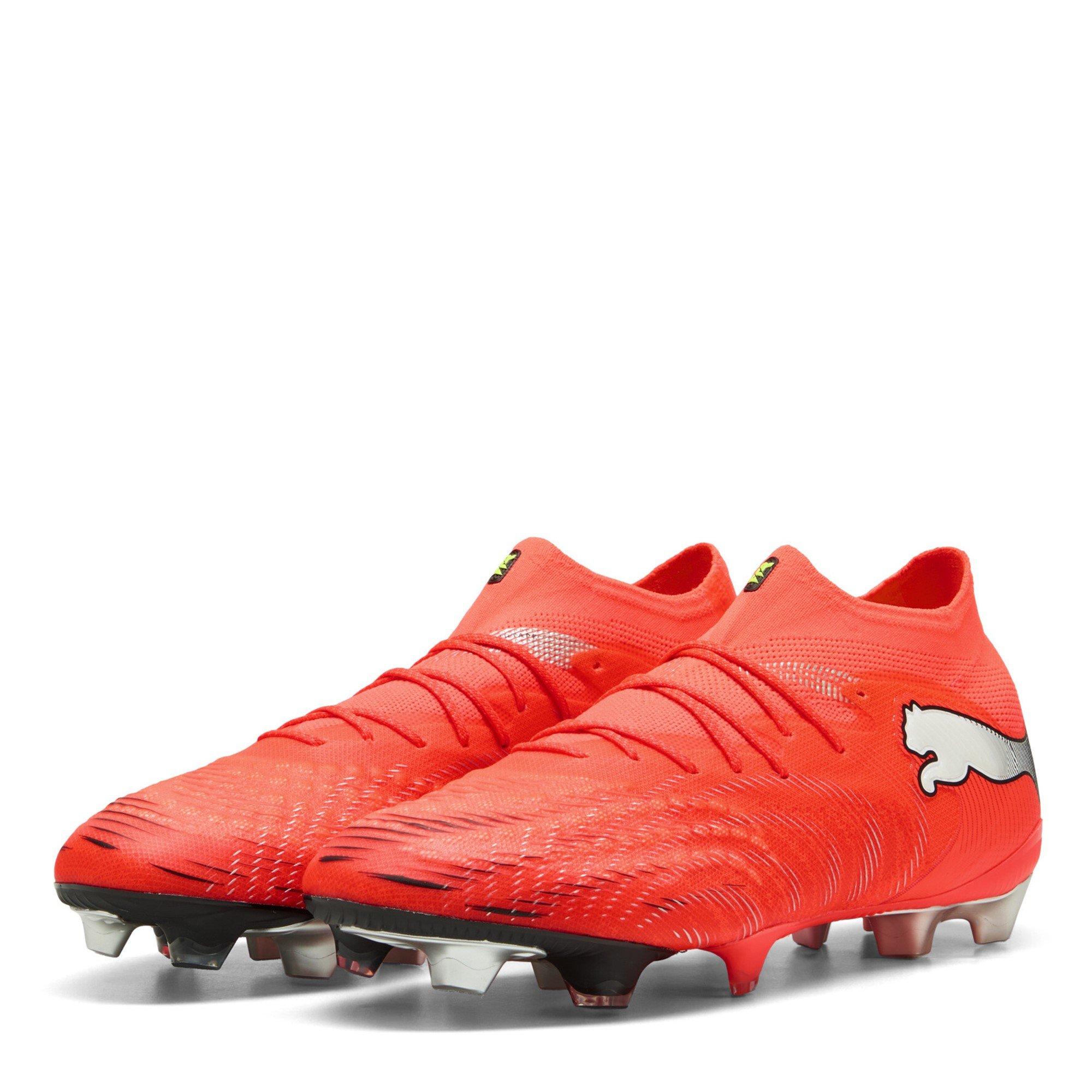 Puma Men's Future 9 Ultimate Firm Ground Football Boots - Red/Silver - 12 (47)