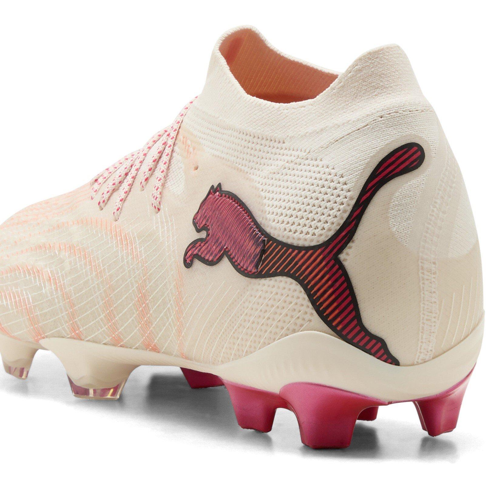 Almond/Red - Puma - PUMA Future 9 Ultimate Firm Ground Football Boots Adults - 6