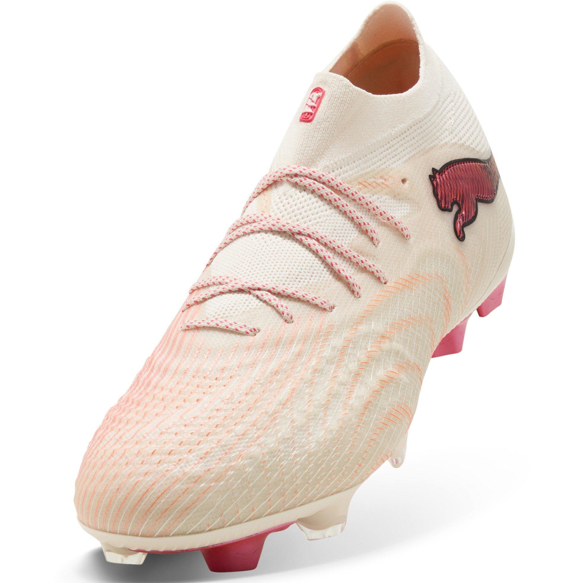 Almond/Red - Puma - PUMA Future 9 Ultimate Firm Ground Football Boots Adults - 8