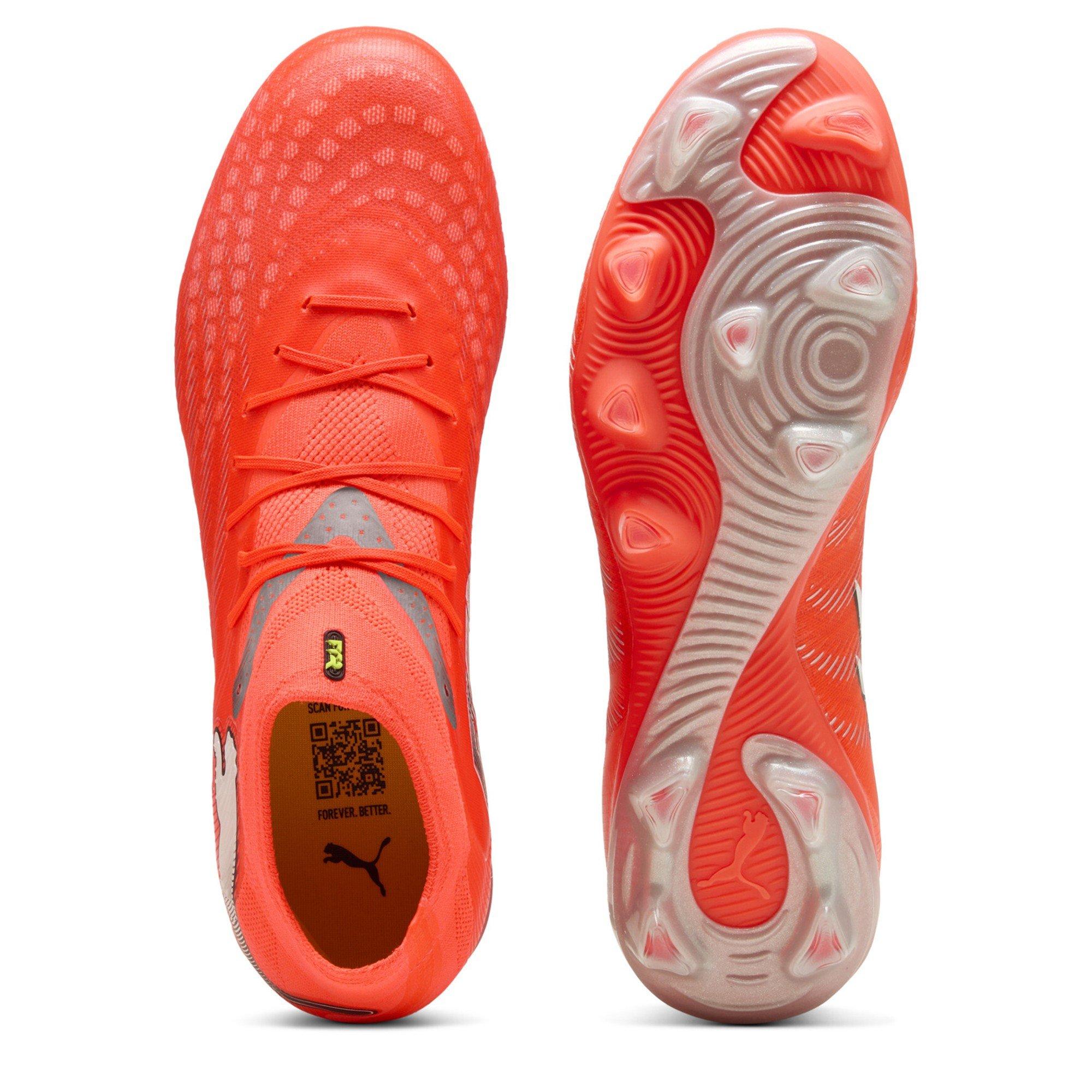 Red/Silver - Puma - PUMA Future 9 Pro Firm Ground Football Boots - 3