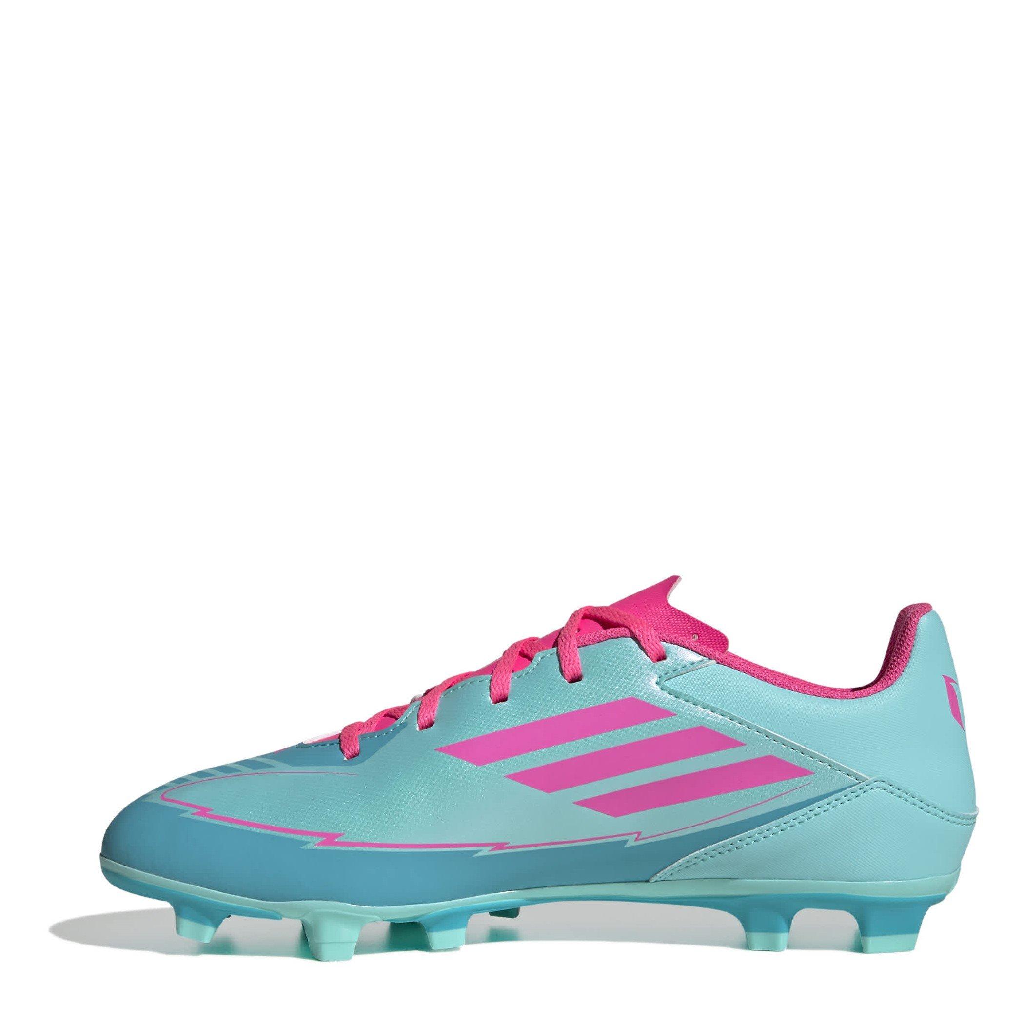 Aqua/Roze/Cyaan - adidas - F50 Unisex Adults Firm Ground Football Boots - 2