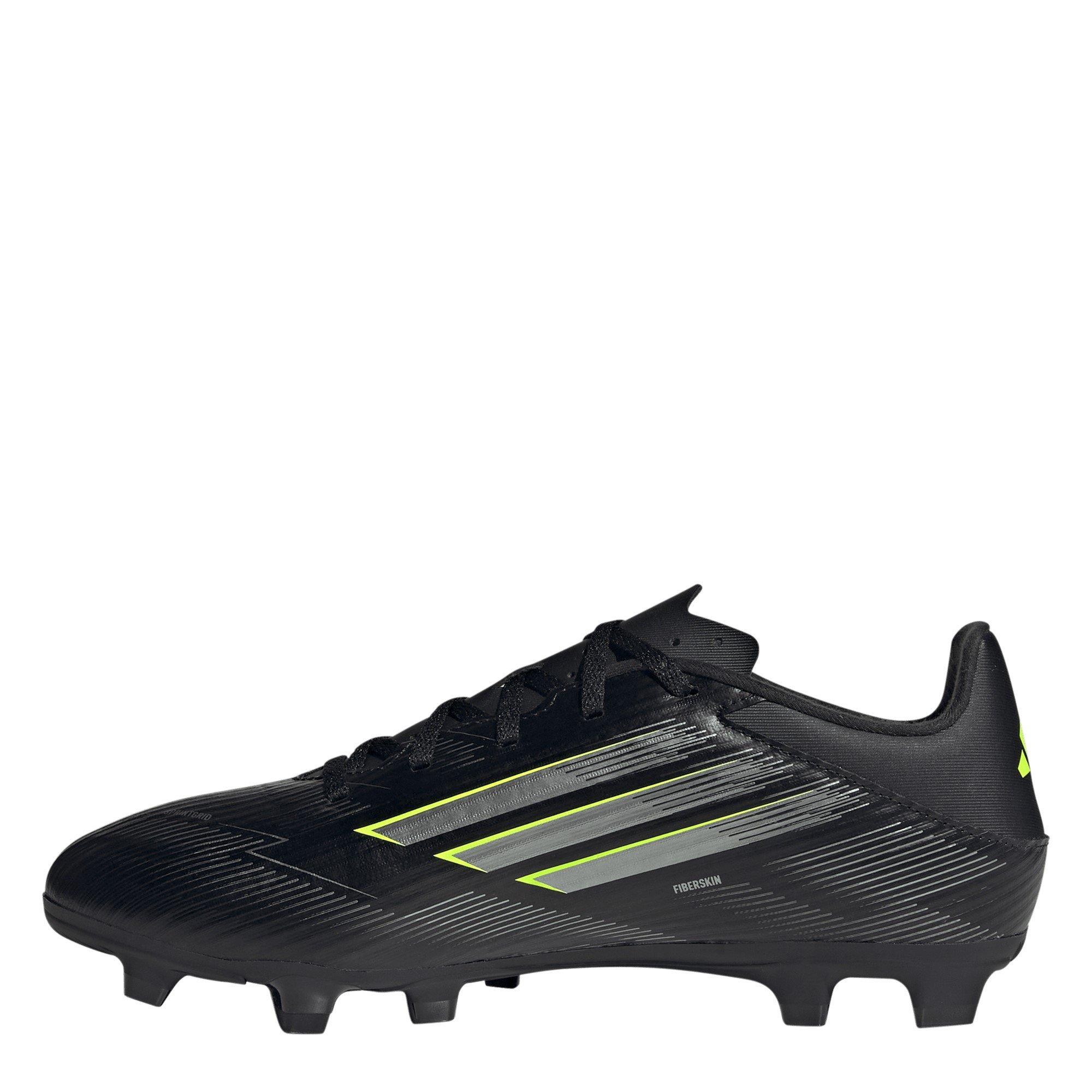 Black/Lemon - adidas - F50 Club Adults Firm Ground Football Boots - 2