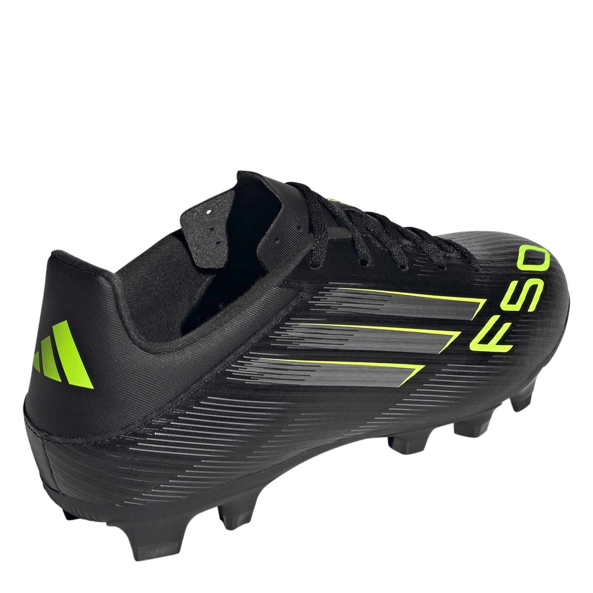 Black/Lemon - adidas - F50 Club Adults Firm Ground Football Boots - 4