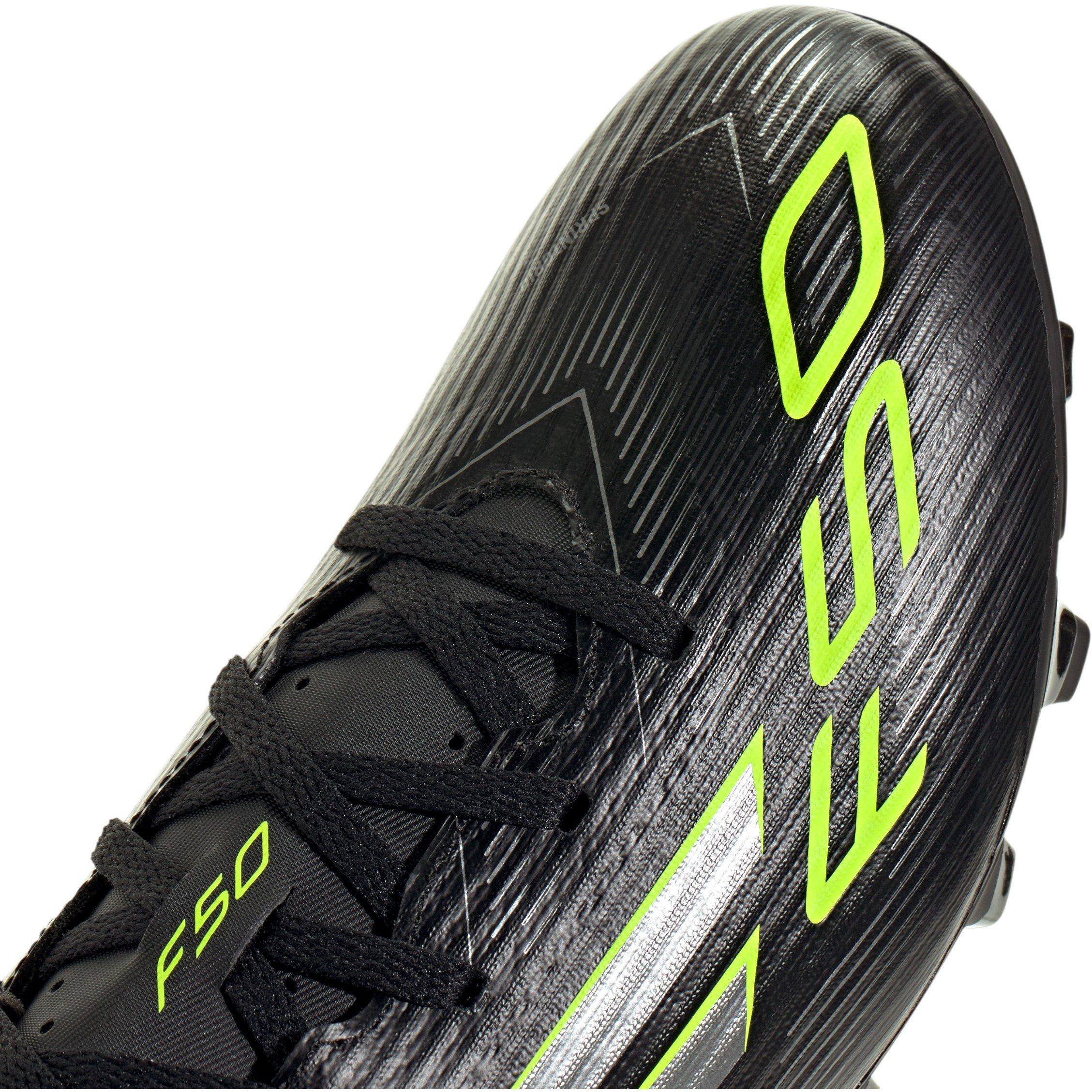 Black/Lemon - adidas - F50 Club Adults Firm Ground Football Boots - 7