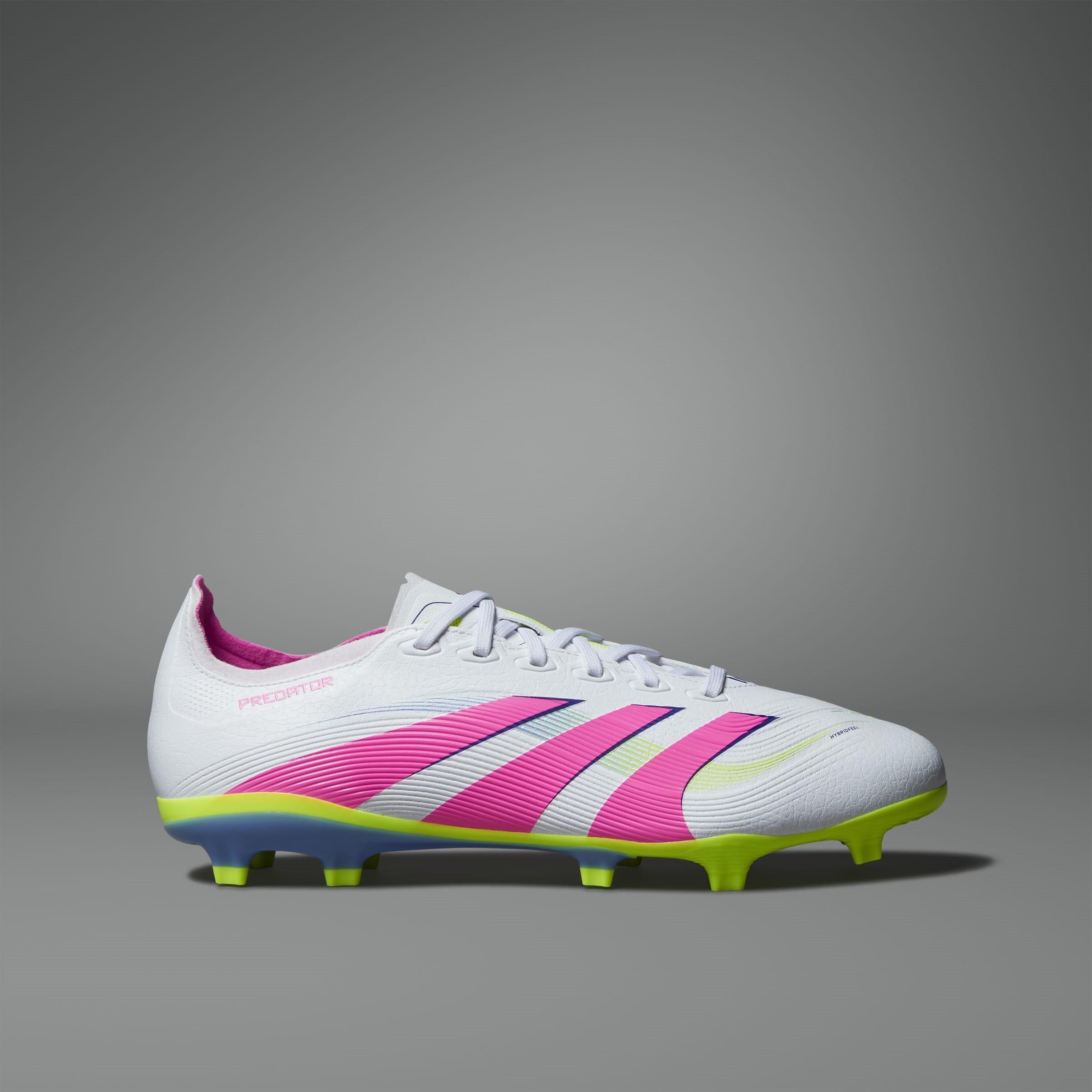 Ftwr White/Luci - adidas - Predator League Adults Firm Ground Football Boots - 11