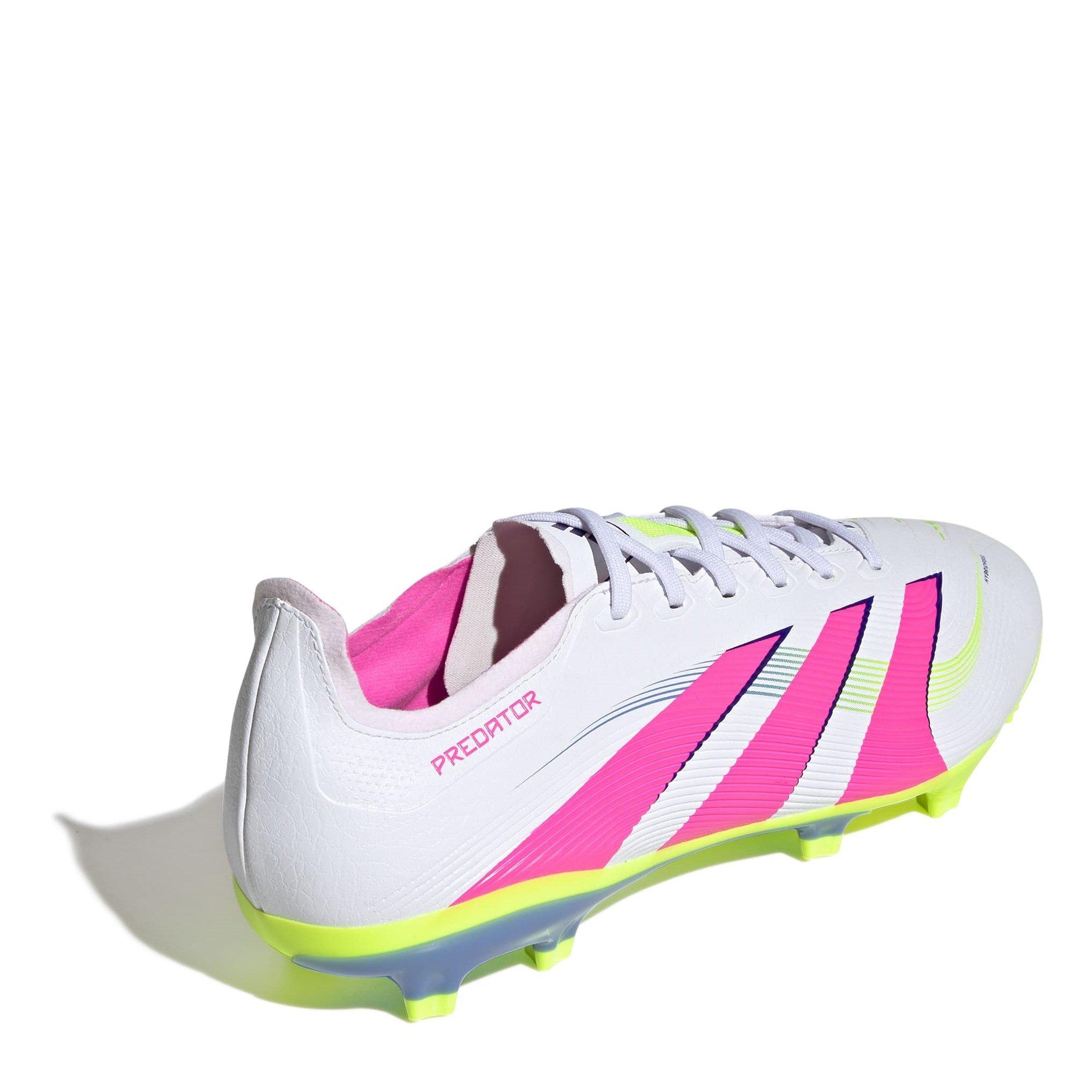 Ftwr White/Luci - adidas - Predator League Adults Firm Ground Football Boots - 4