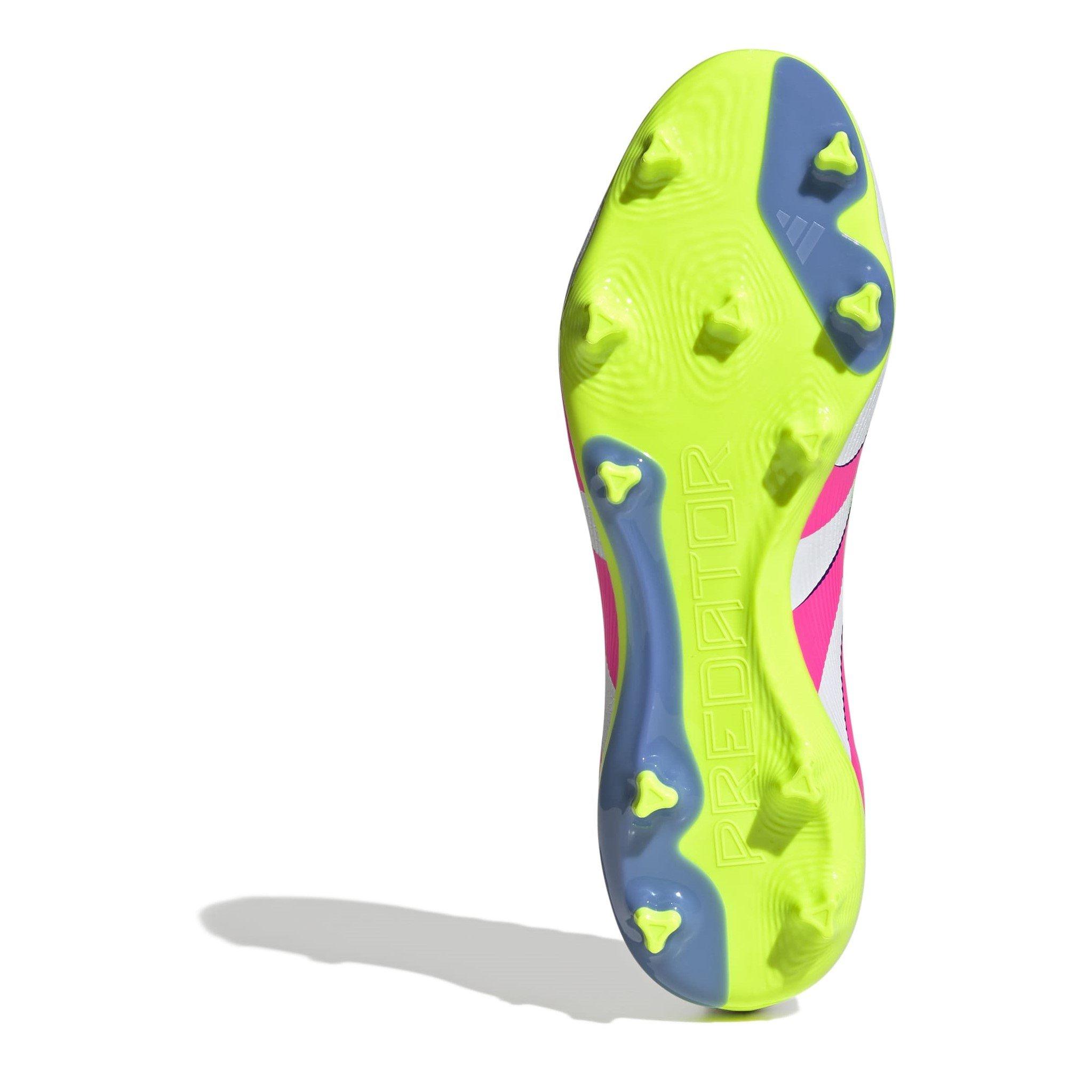 Ftwr White/Luci - adidas - Predator League Adults Firm Ground Football Boots - 6