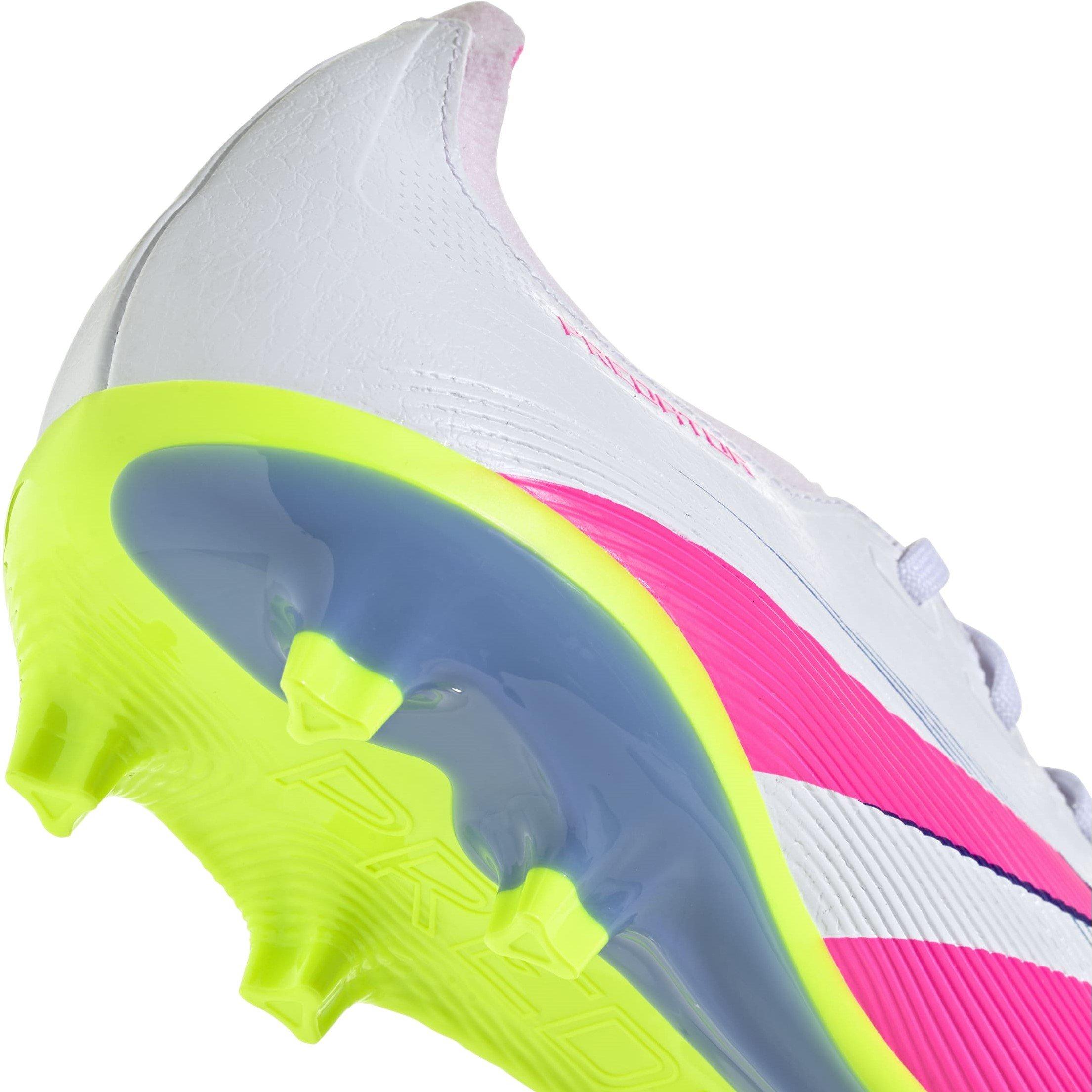 Ftwr White/Luci - adidas - Predator League Adults Firm Ground Football Boots - 7