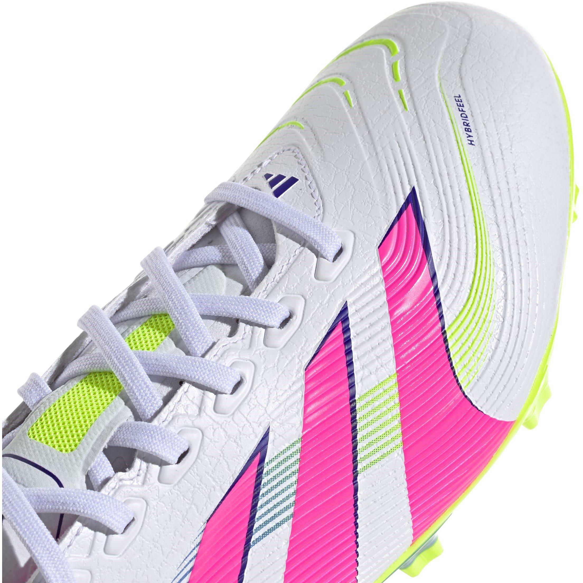 Ftwr White/Luci - adidas - Predator League Adults Firm Ground Football Boots - 8