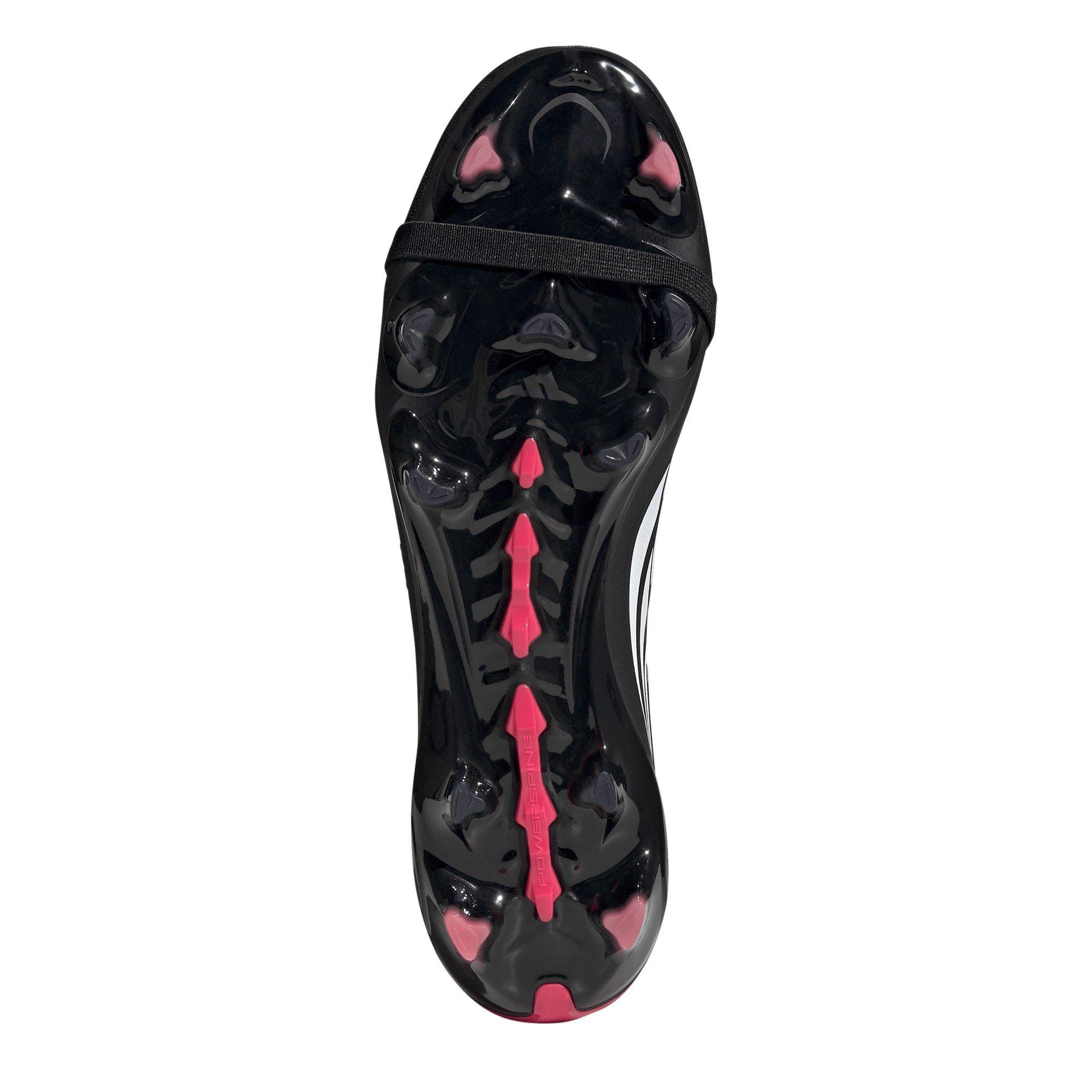 Black/Red - adidas - Men's Predator Pro Fold Over Tongue Firm Ground Football Boots - 6