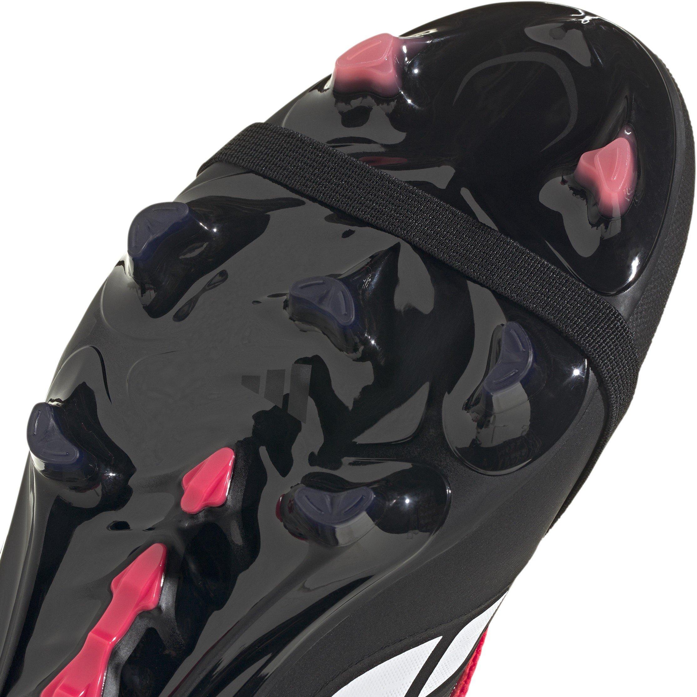 Black/Red - adidas - Men's Predator Pro Fold Over Tongue Firm Ground Football Boots - 7