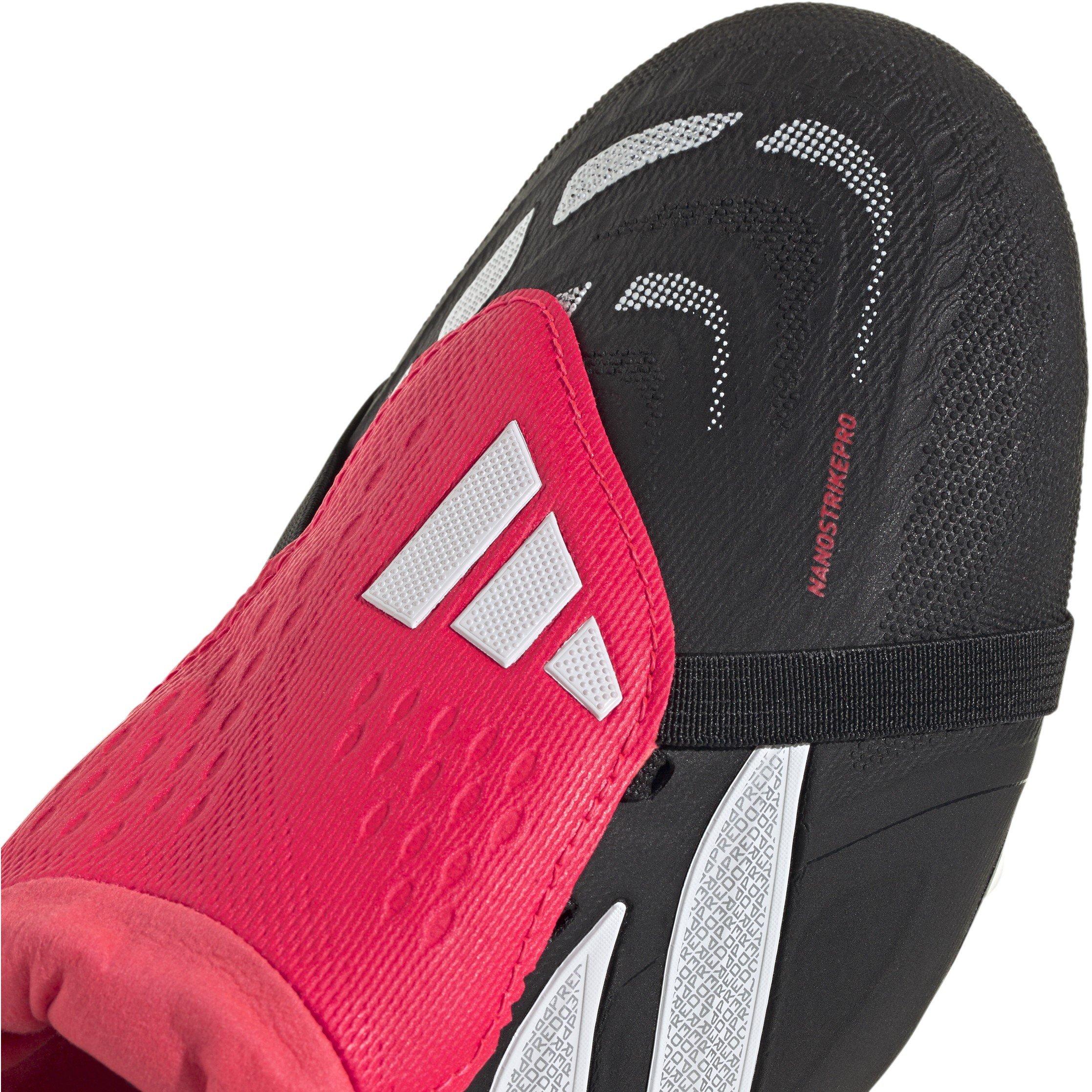 Black/Red - adidas - Men's Predator Pro Fold Over Tongue Firm Ground Football Boots - 8
