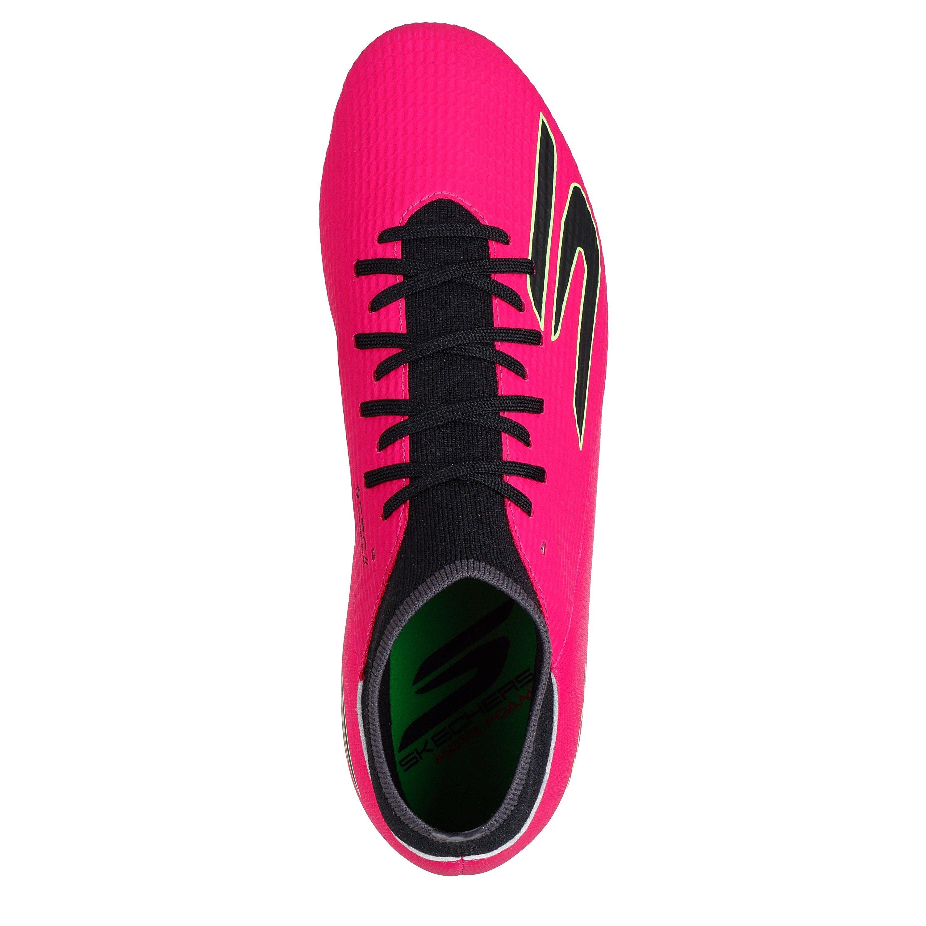 Rosa/Nero - Skechers - SKX.2 Academy Adults High Firm Ground Football Boots - 4
