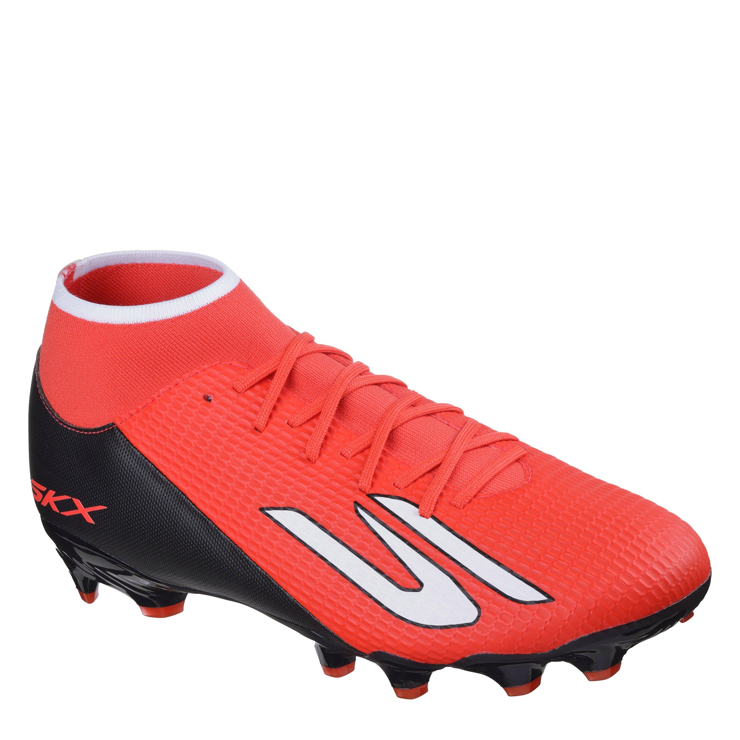 Red/Black - Skechers - SKX.2 Academy Adults High Firm Ground Football Boots - 3