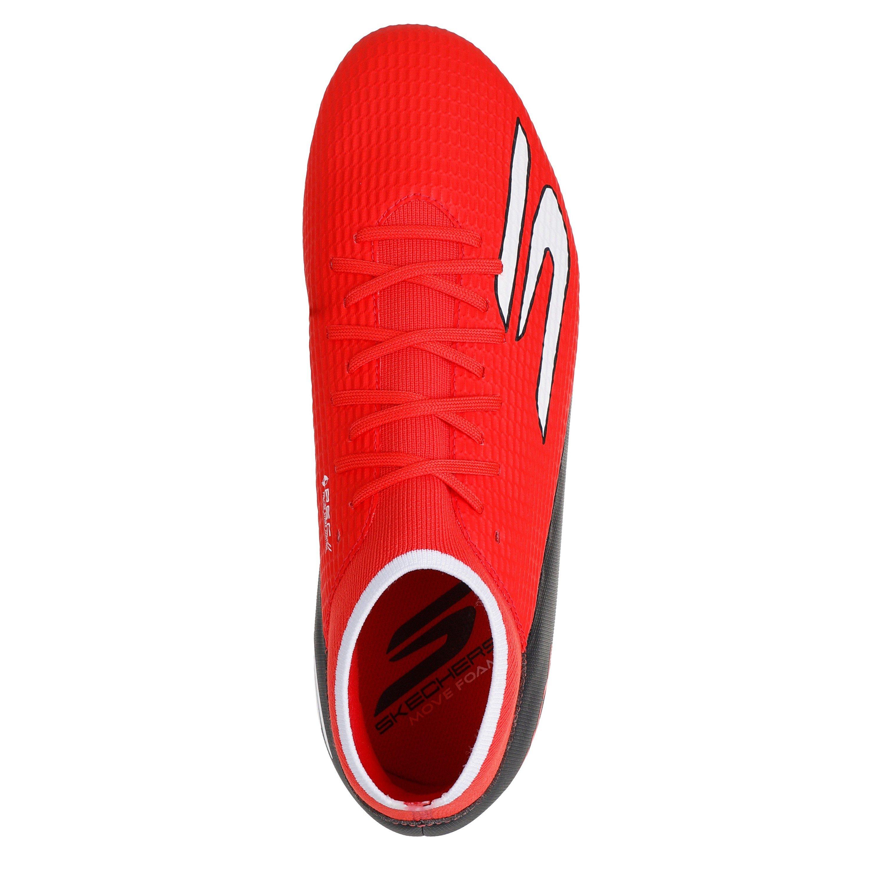 Red/Black - Skechers - SKX.2 Academy Adults High Firm Ground Football Boots - 4