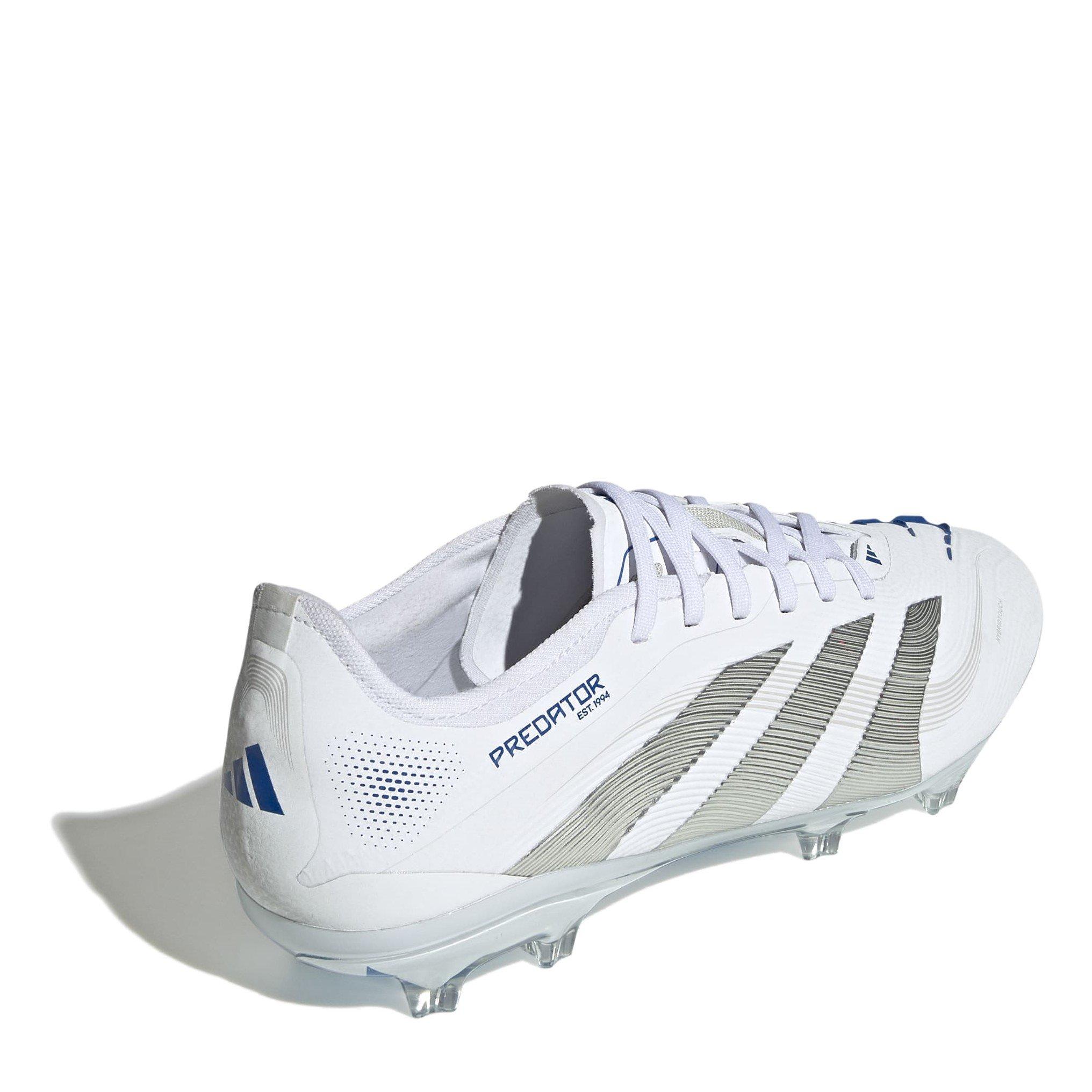 Ftwr White/Silv - adidas - Predator Pro Firm Ground Football Boots Mens - 4