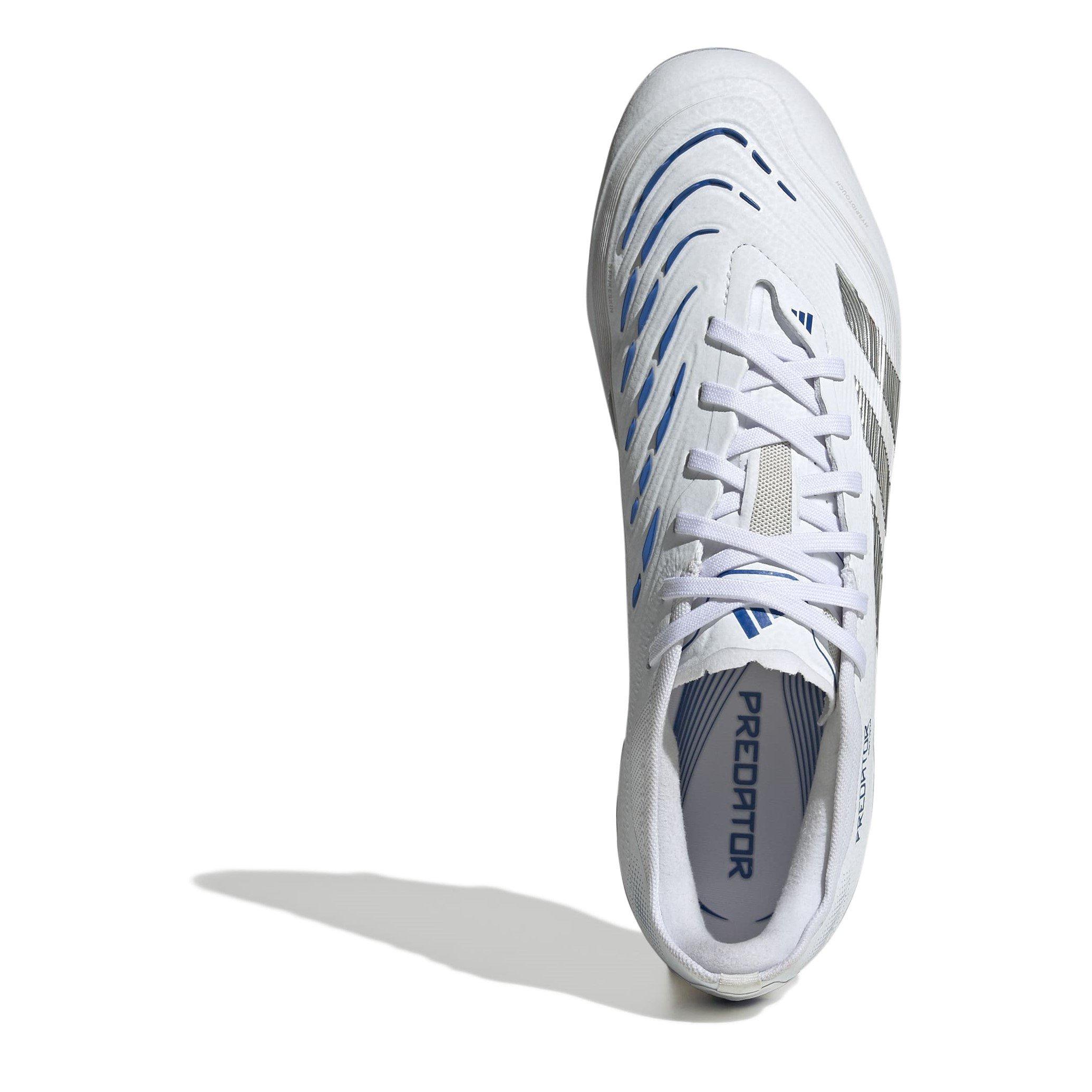 Ftwr White/Silv - adidas - Predator Pro Firm Ground Football Boots Mens - 5