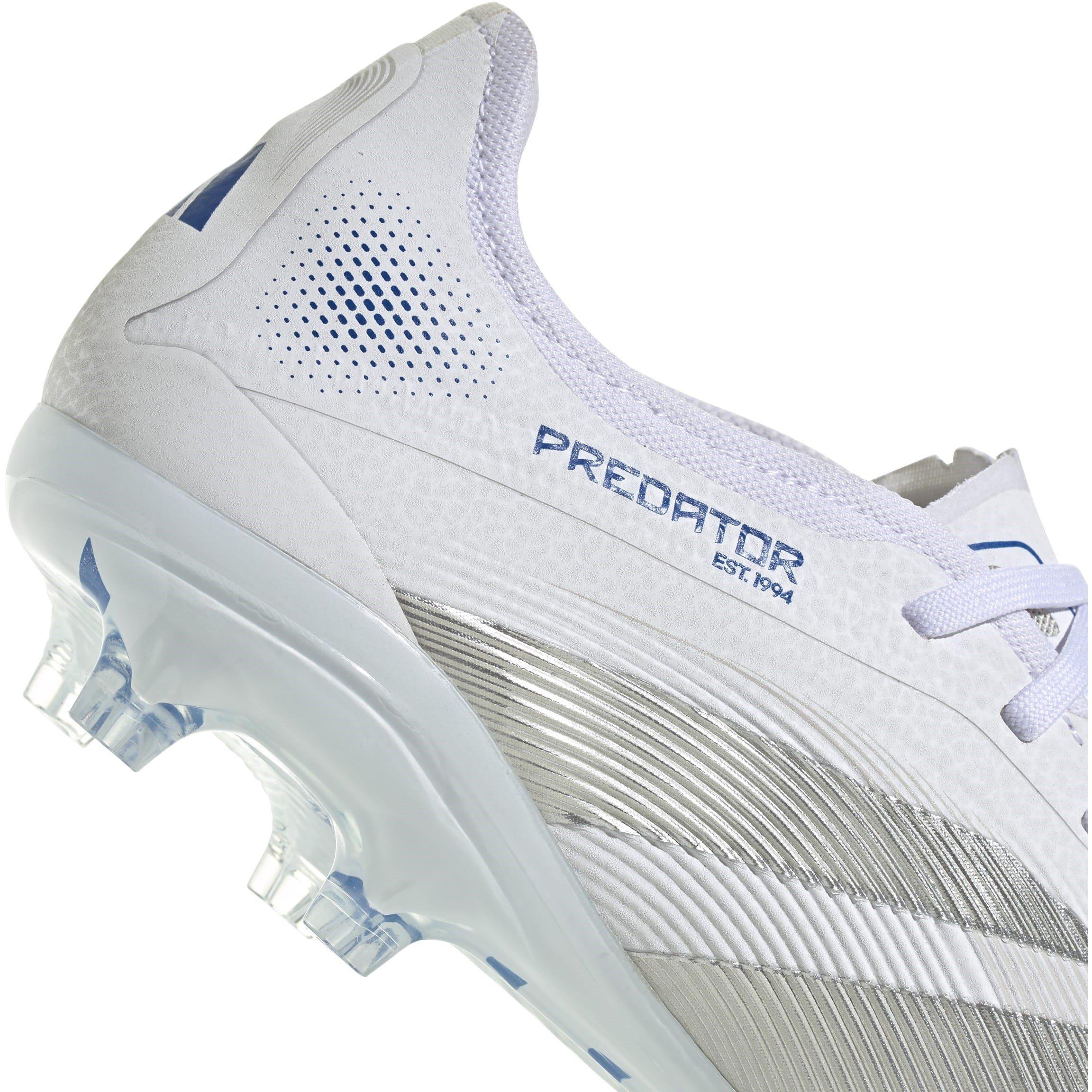 Ftwr White/Silv - adidas - Predator Pro Firm Ground Football Boots Mens - 8