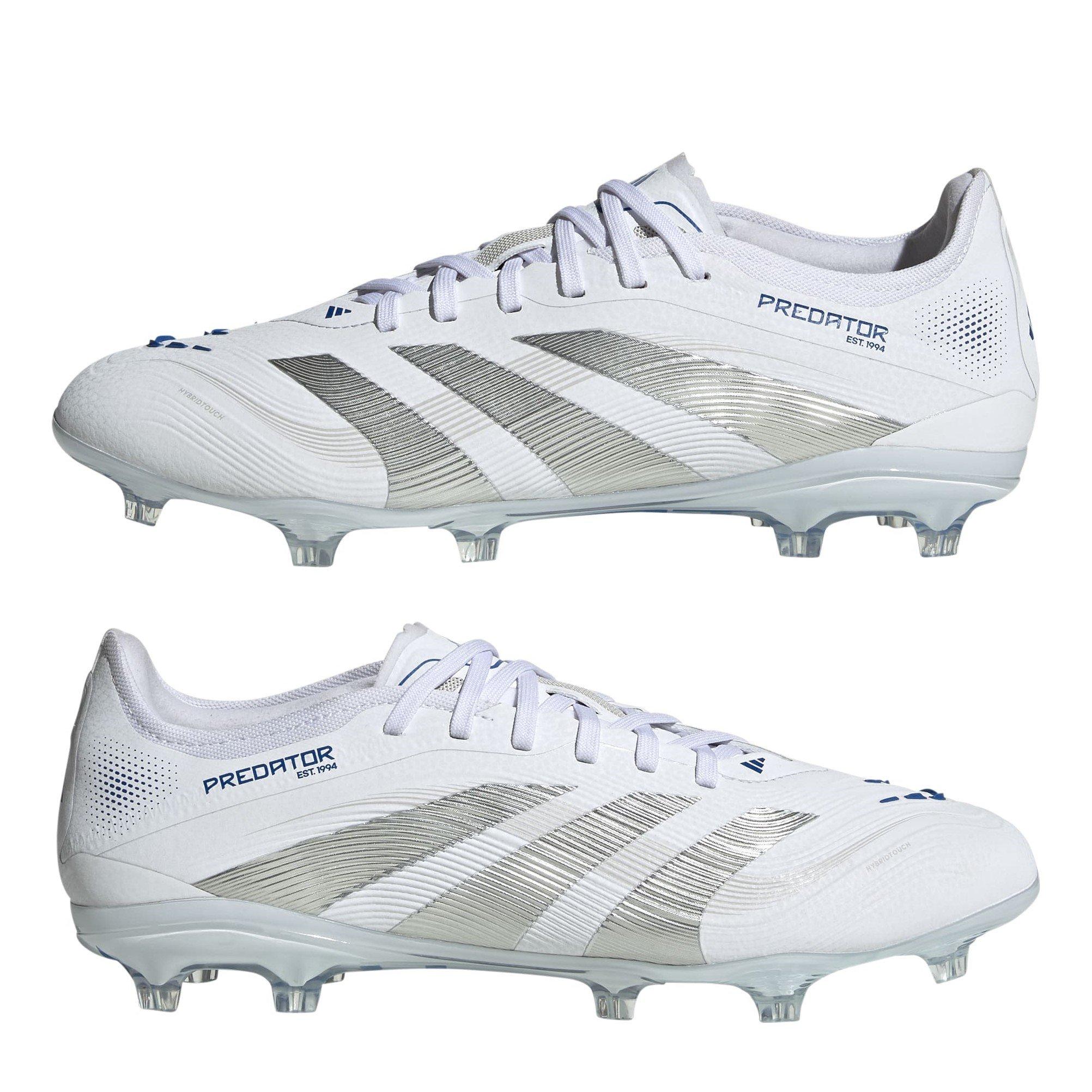 Ftwr White/Silv - adidas - Predator Pro Firm Ground Football Boots Mens - 9