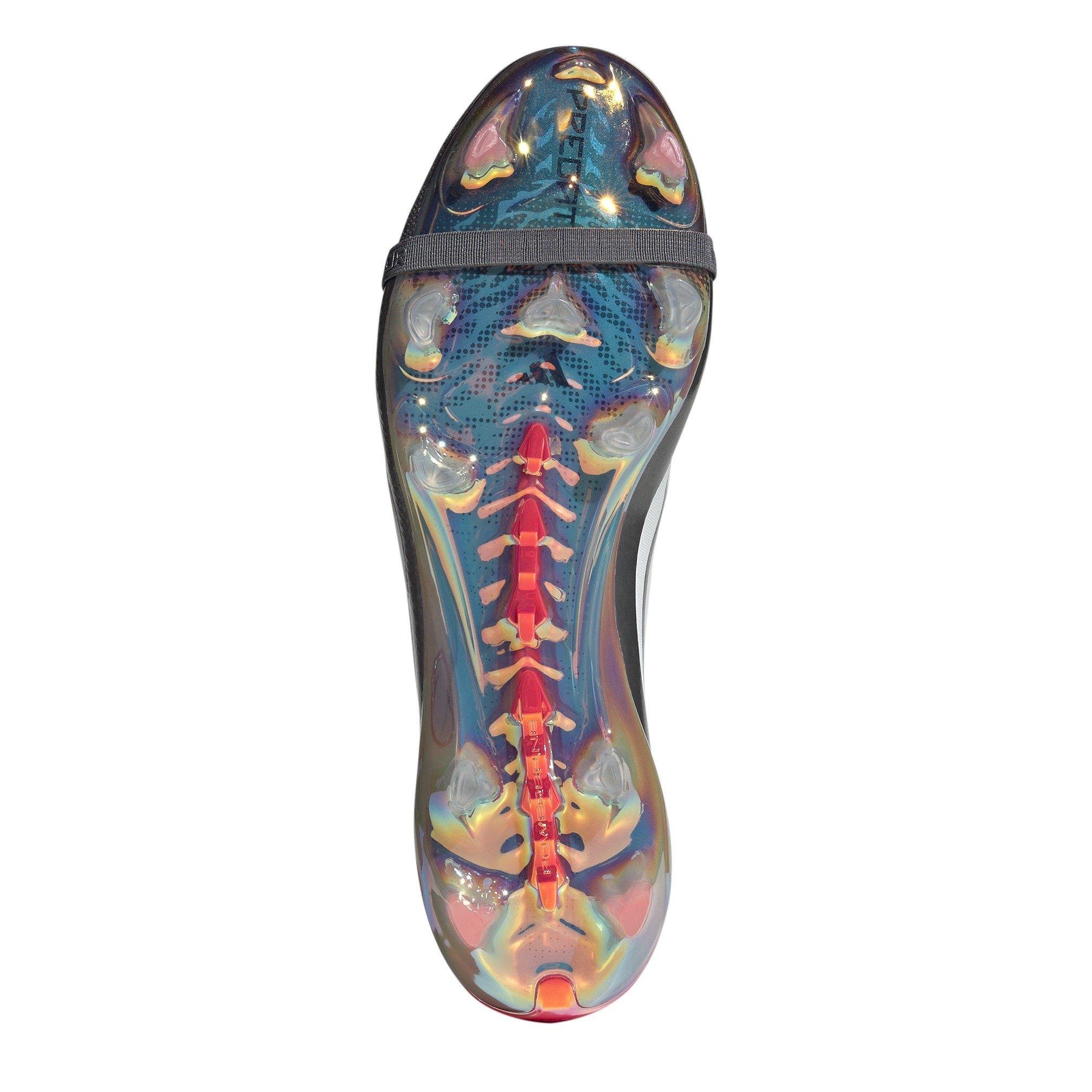 Grey/Red - adidas - Predator Elite Fold-Over Tongue Firm Ground Football Boots - 6