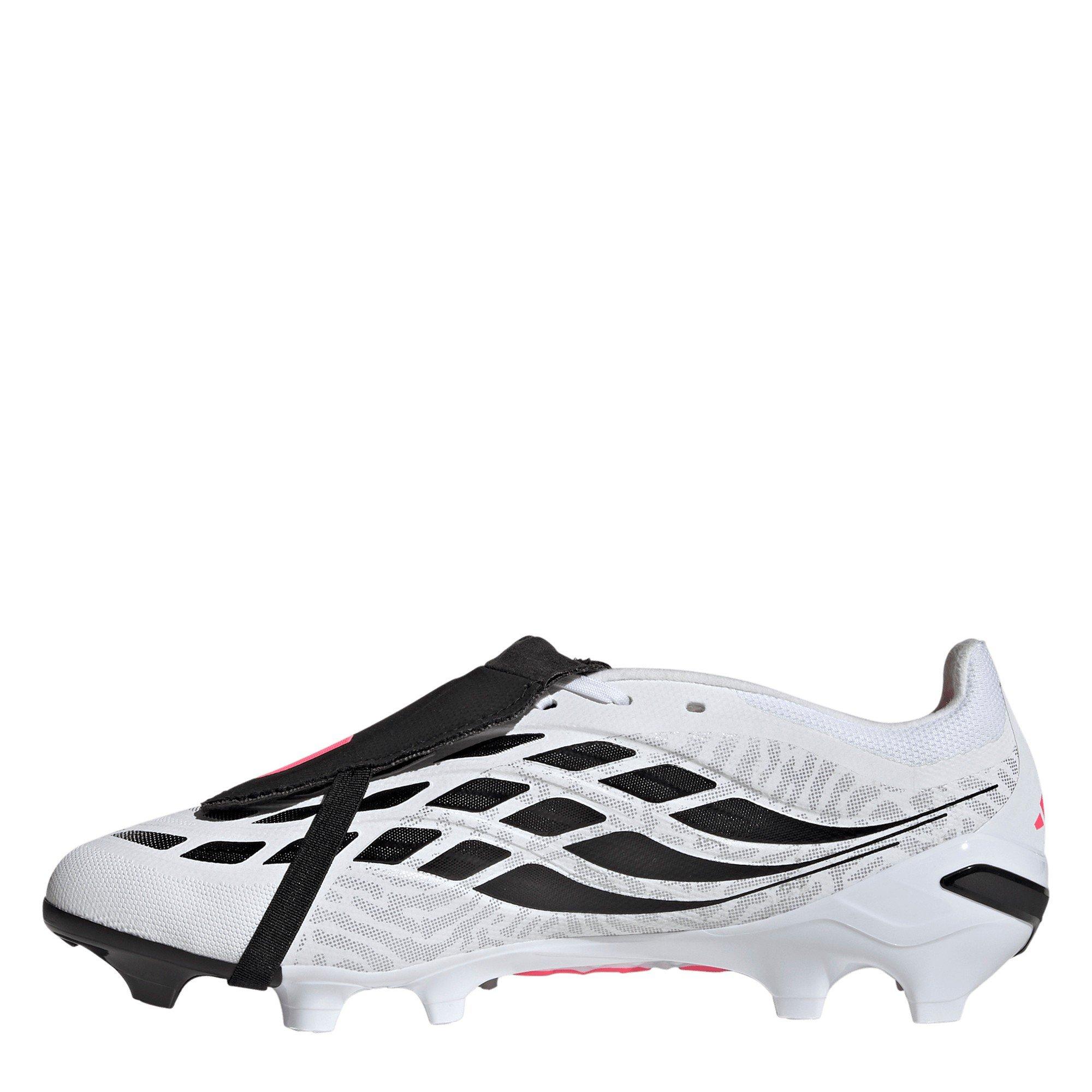 Wit/Koraal - adidas - Predator Fold-Over Tongue League Firm Ground Football Boots Mens - 2