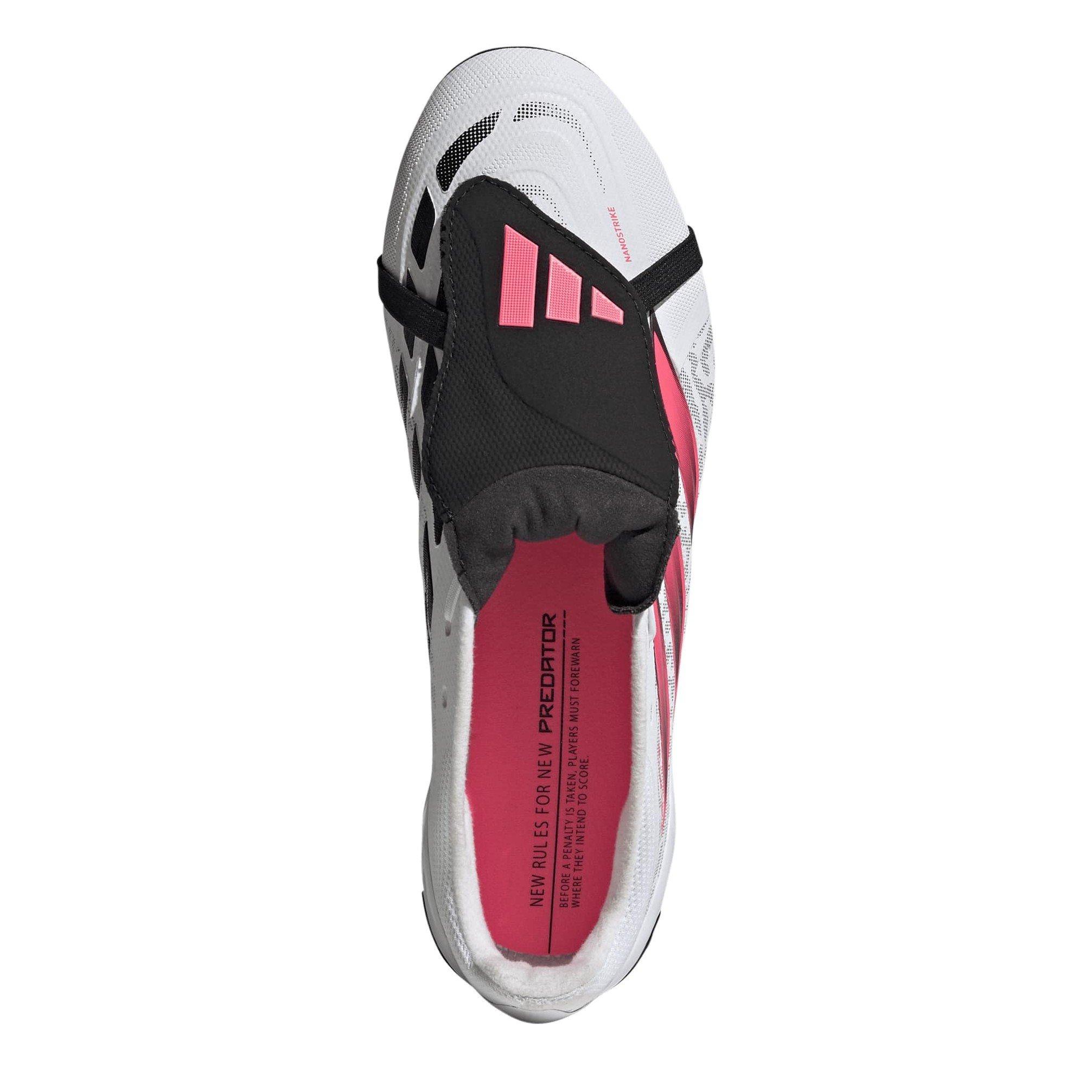 Wit/Koraal - adidas - Predator Fold-Over Tongue League Firm Ground Football Boots Mens - 6