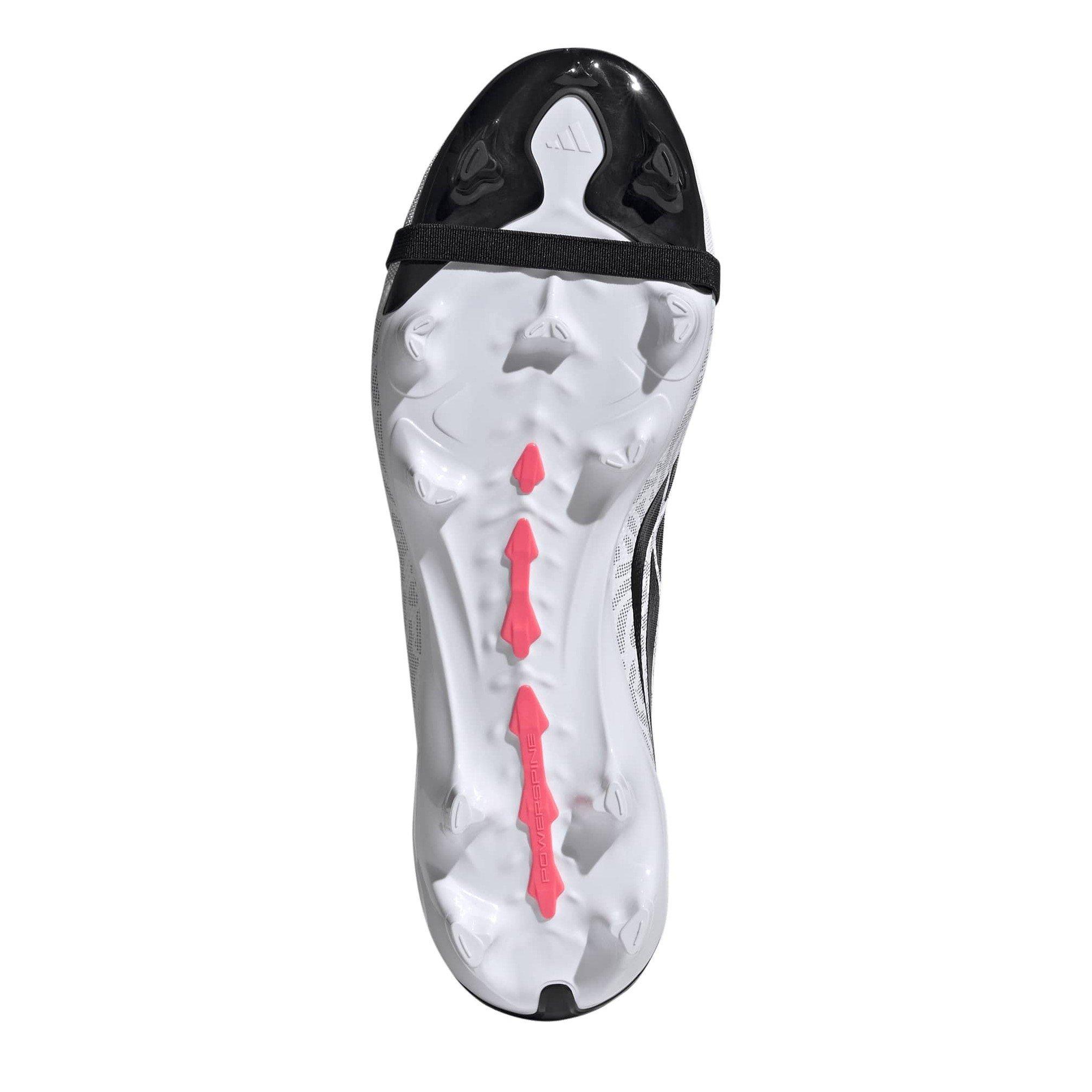 Wit/Koraal - adidas - Predator Fold-Over Tongue League Firm Ground Football Boots Mens - 8