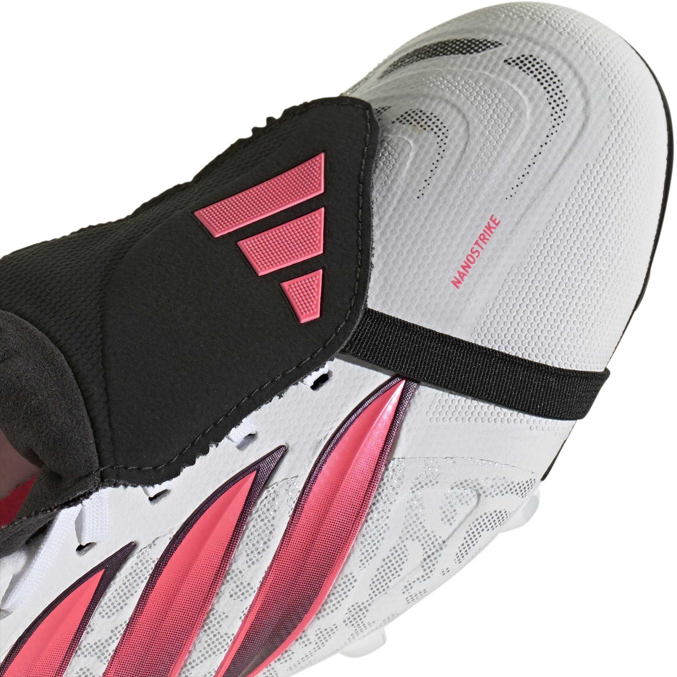 Wit/Koraal - adidas - Predator Fold-Over Tongue League Firm Ground Football Boots Mens - 10
